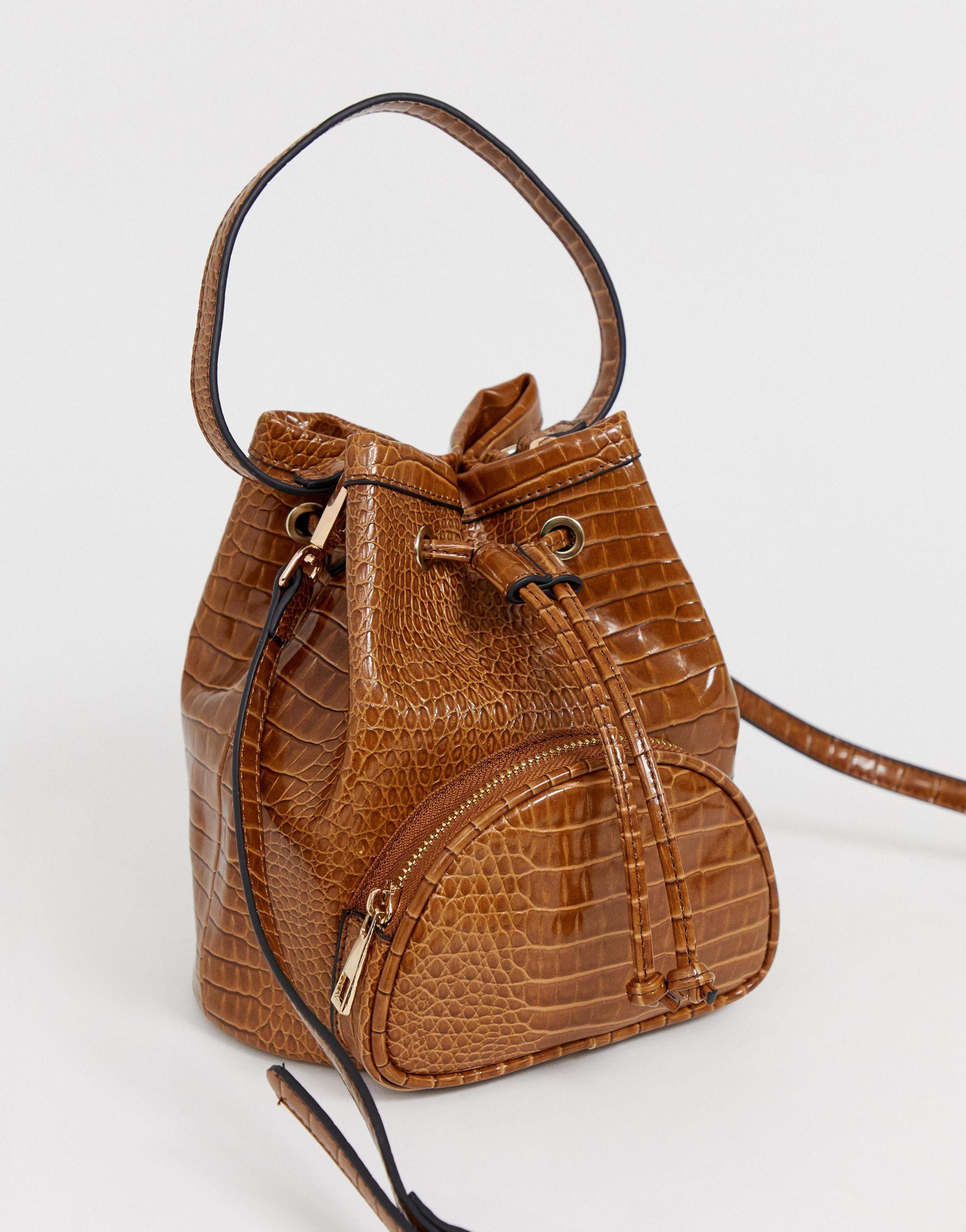 asos tan bag