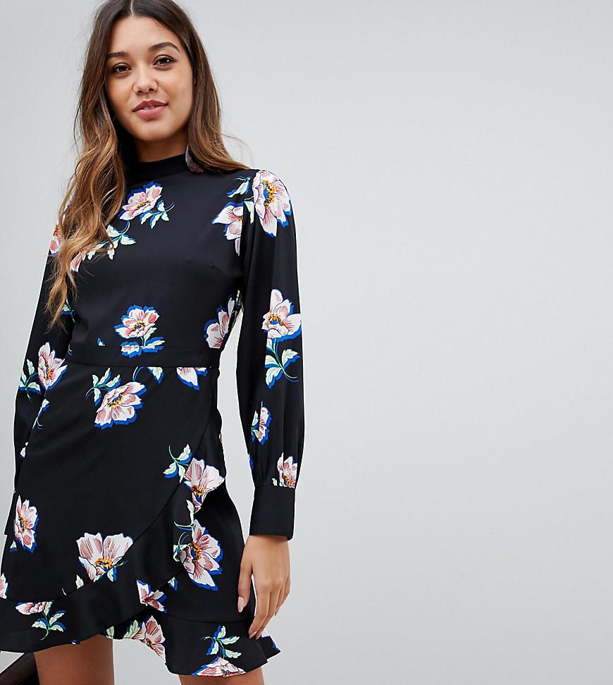 44 Black Shirt Dress Frill Hem Pictures