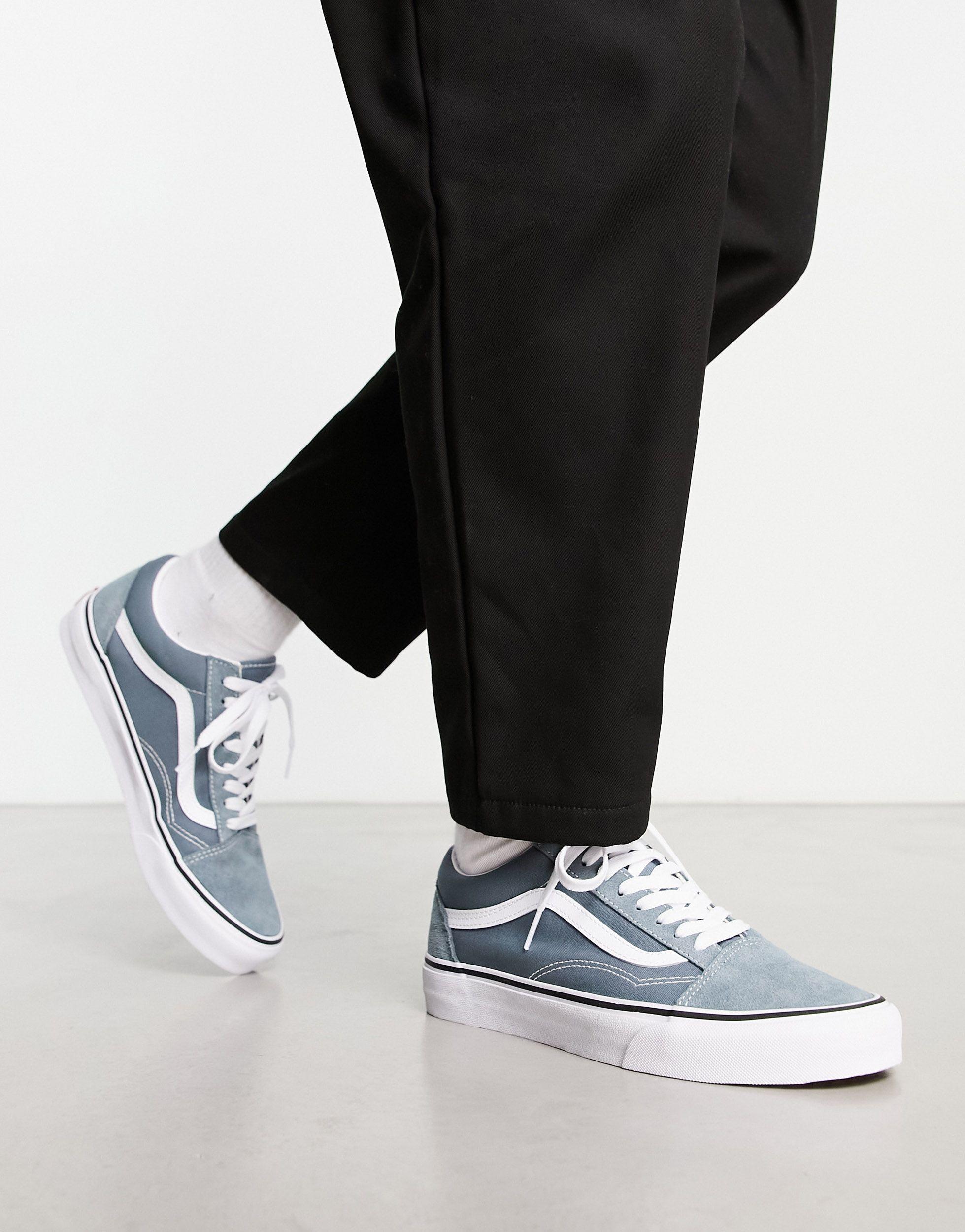 Vans Old Skool Trainers in Black for Men | Lyst