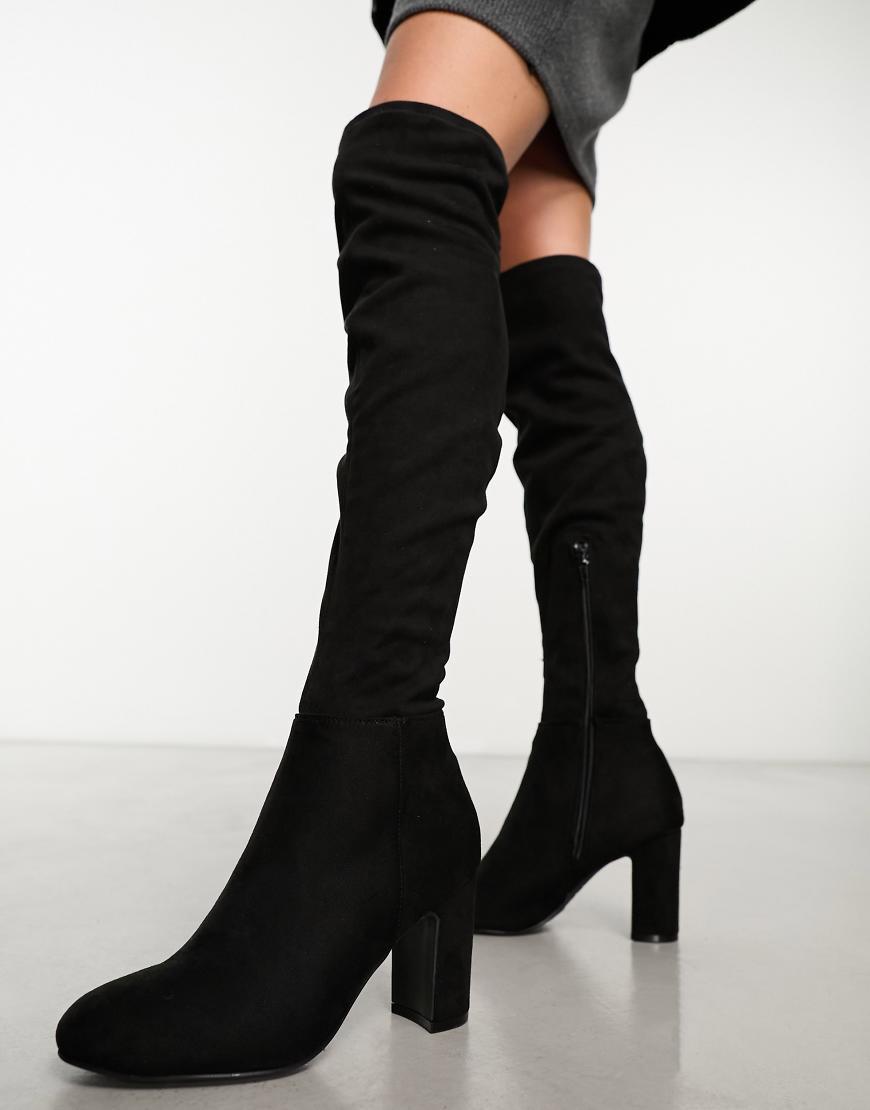New look black suede boots outlet