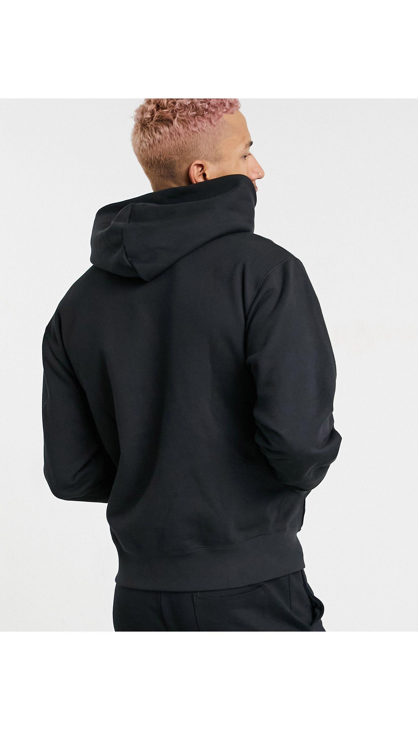 Sudadera premium negra con capucha adidas Originals de hombre de color Negro  | Lyst