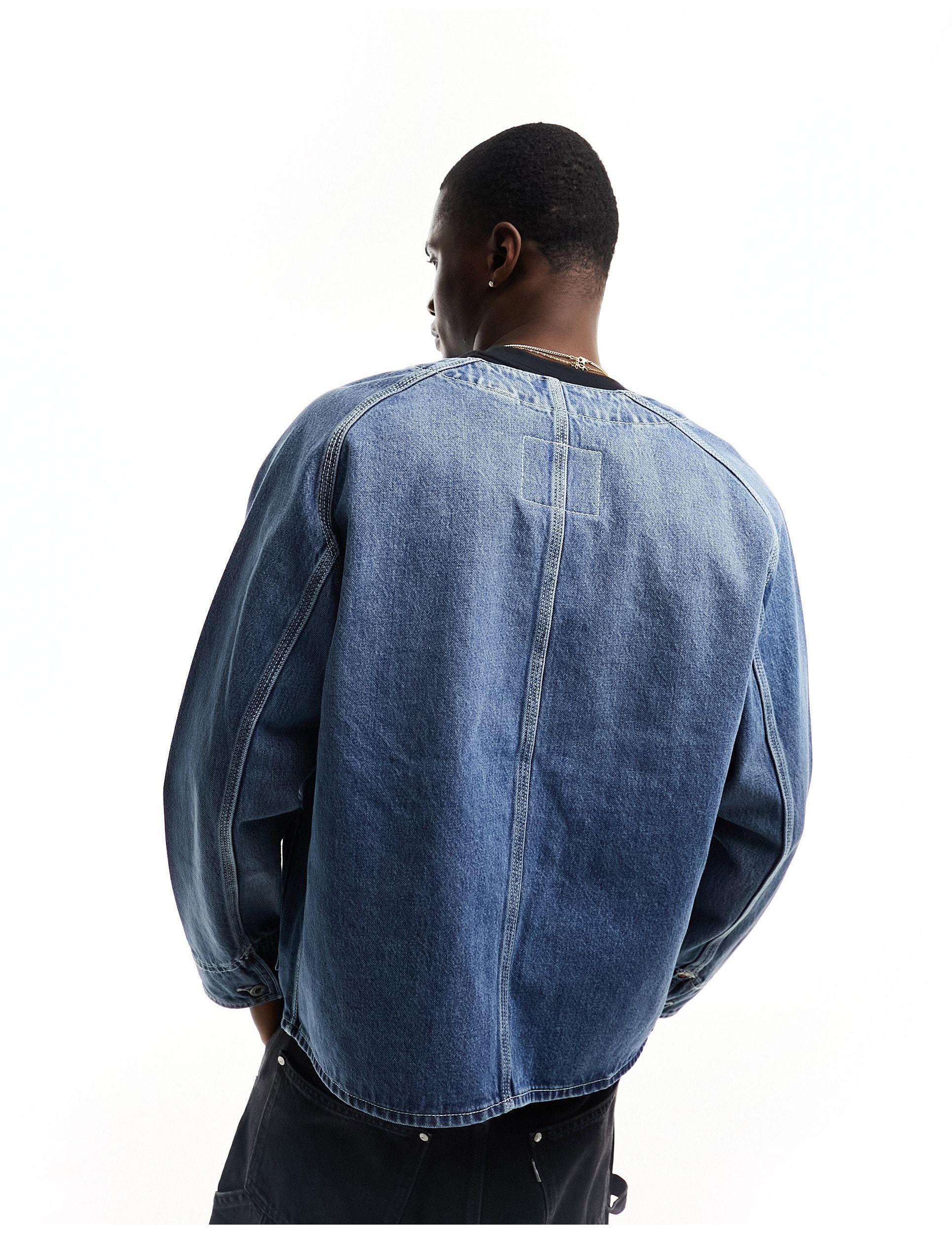 Levi's Union Engineer Denim Cardigan in Blue for Men | Lyst Canada