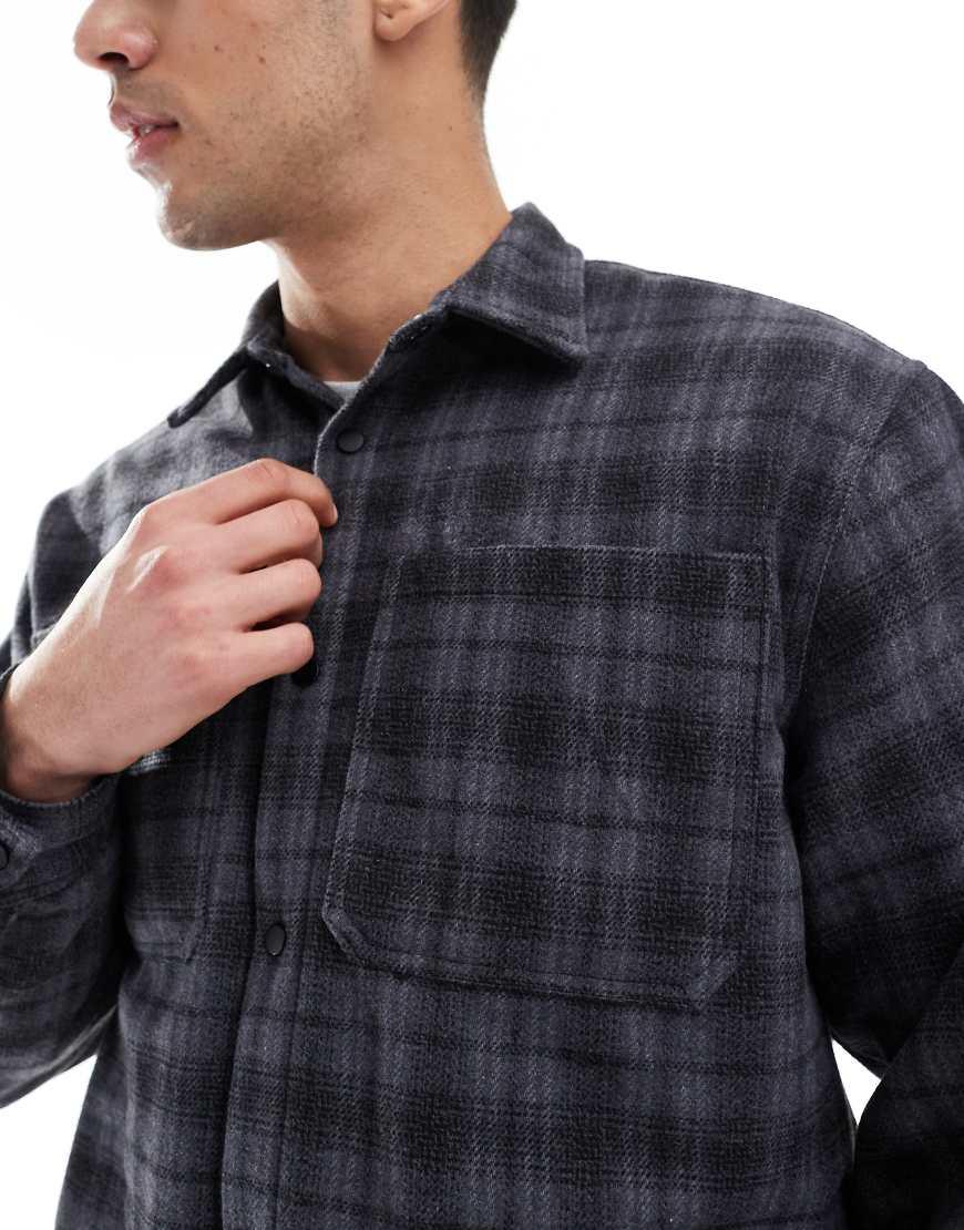 Bershka Checked Washed Shirt in Blue for Men Lyst UK