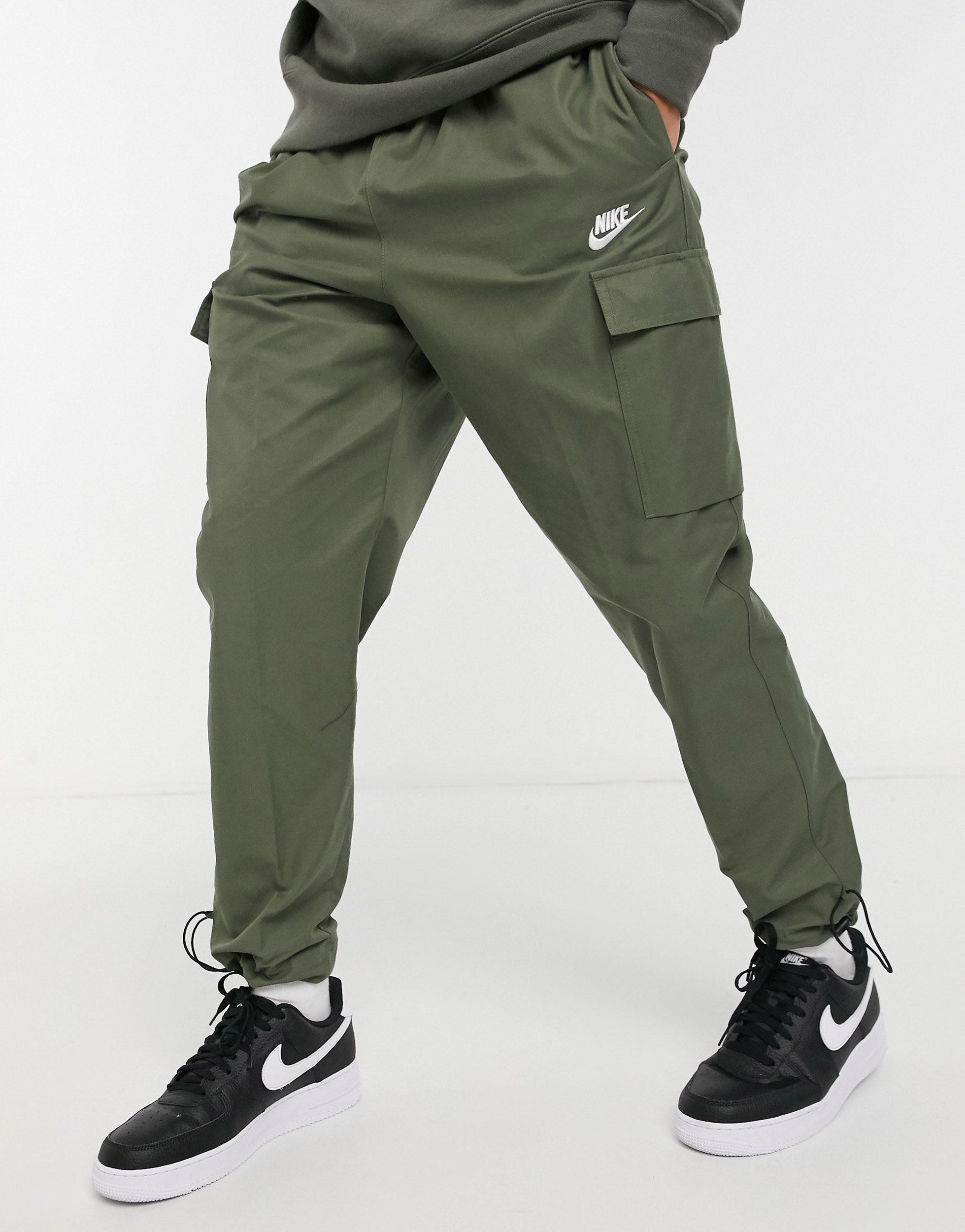 Club essentials - jogger cargo tissé - kaki Nike pour homme en coloris Vert  | Lyst