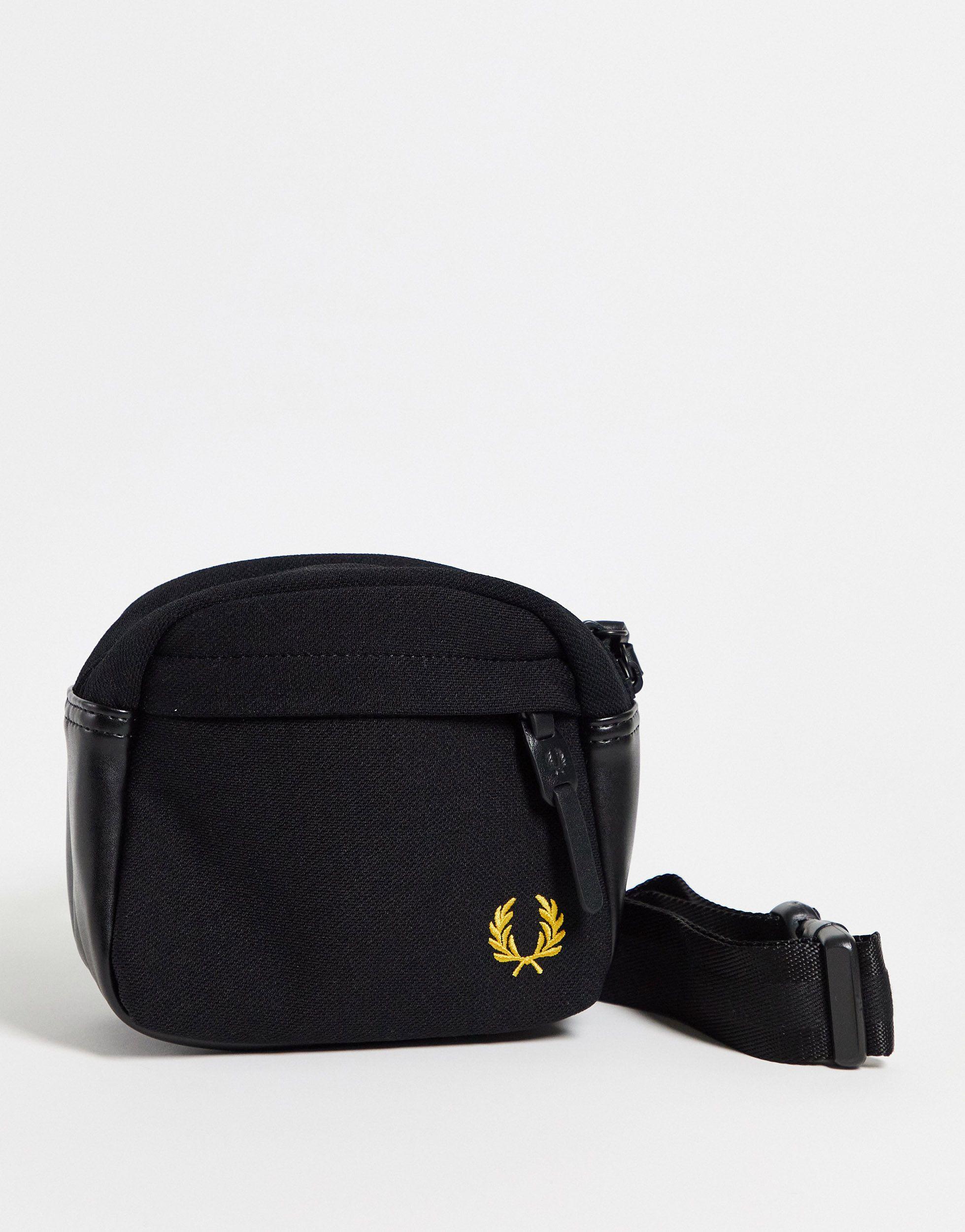 FRED PERRY: Bolso hombre - Negro | Bandolera Fred Perry L2247 GIGLIO.COM