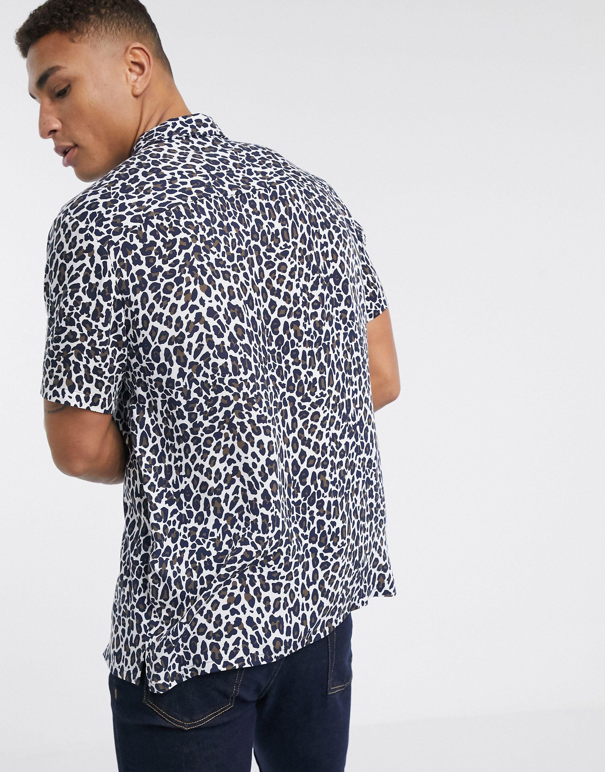 topman white short sleeve shirt