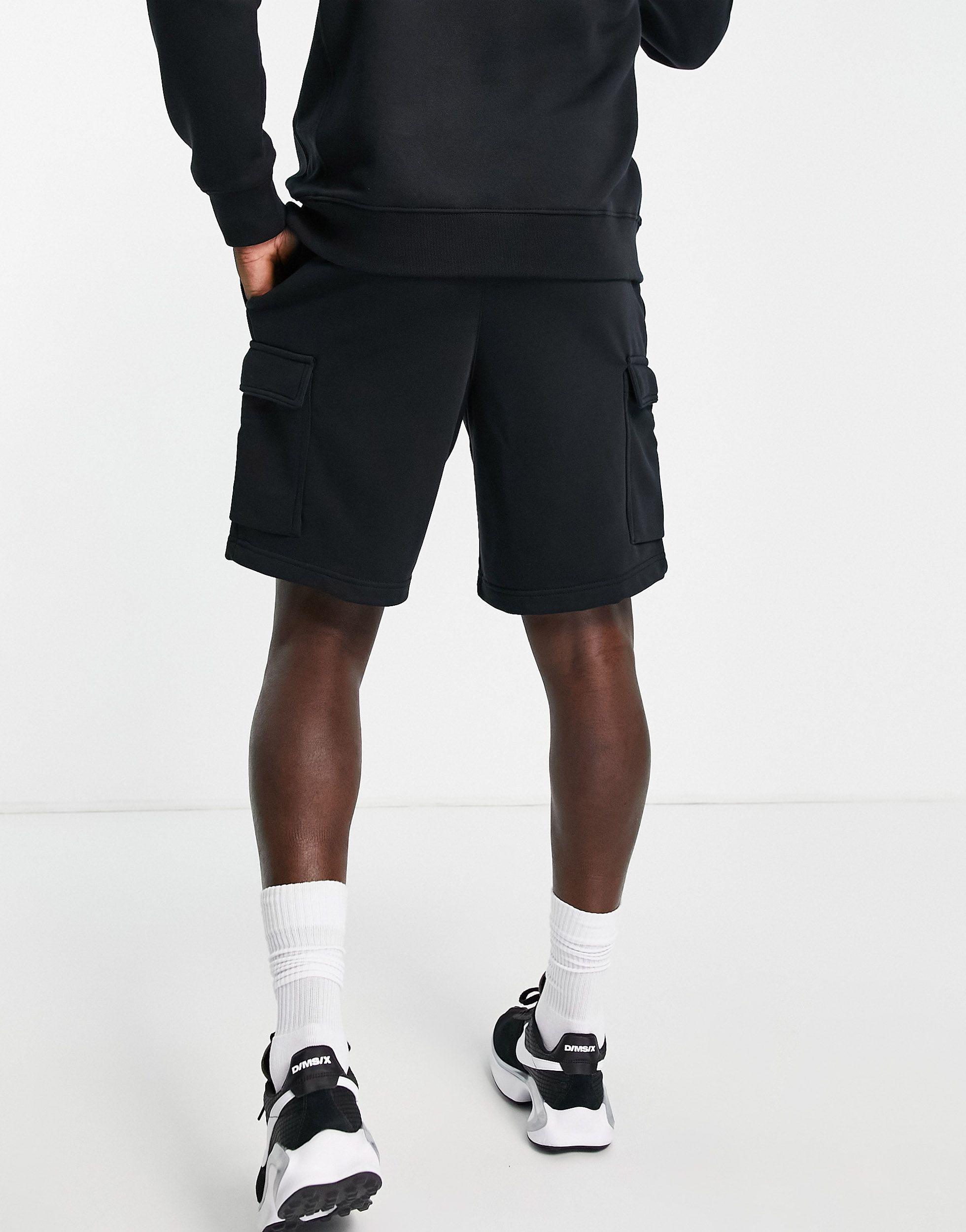 Nike Zig Zag Logo Fleece Cargo Shorts 