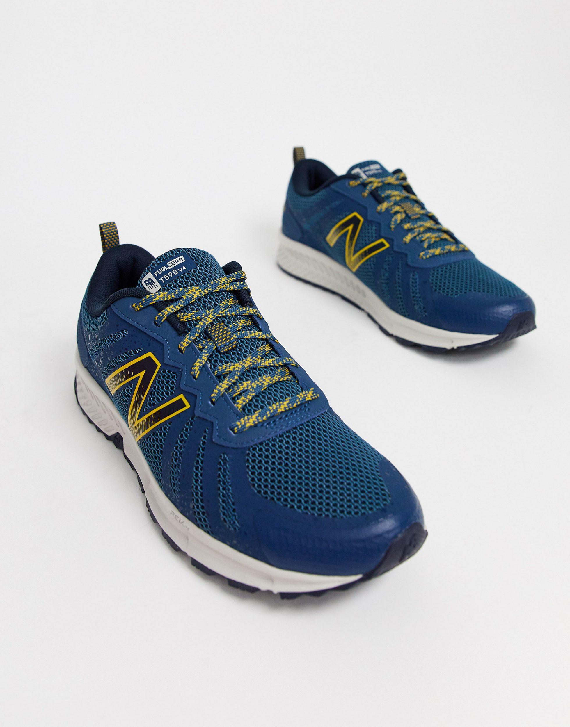 New Balance 590 Trail Running Trainers in Blue for Men | Lyst Canada