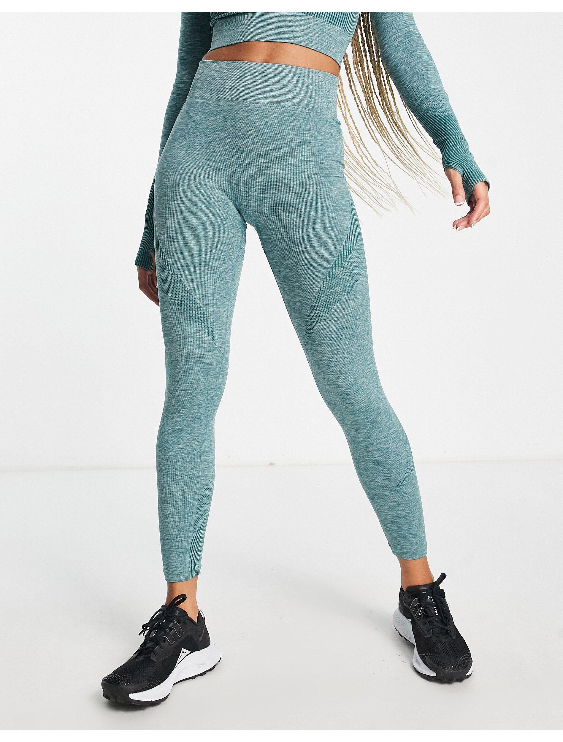 ASOS 4505 Seamless leggings With Sculpting Panels in Blue Lyst