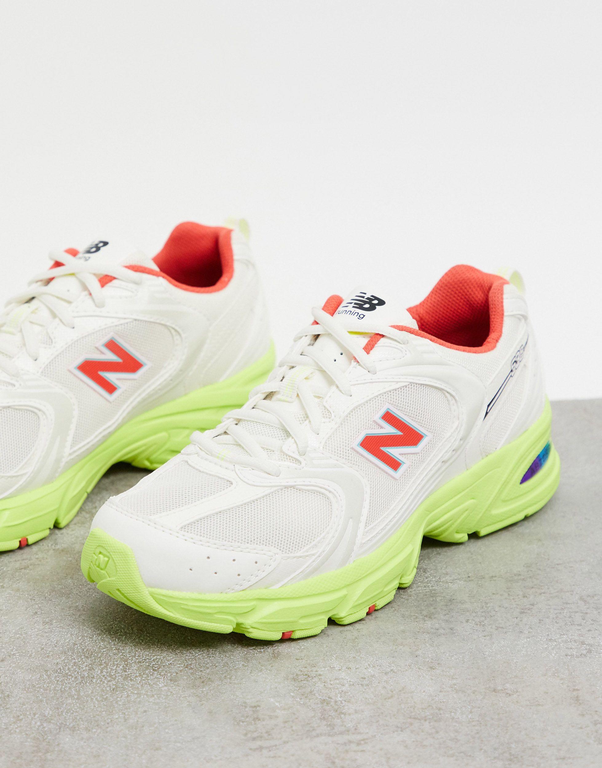 Zapatillas color hueso y amarillo 530 New Balance de color Gris | Lyst