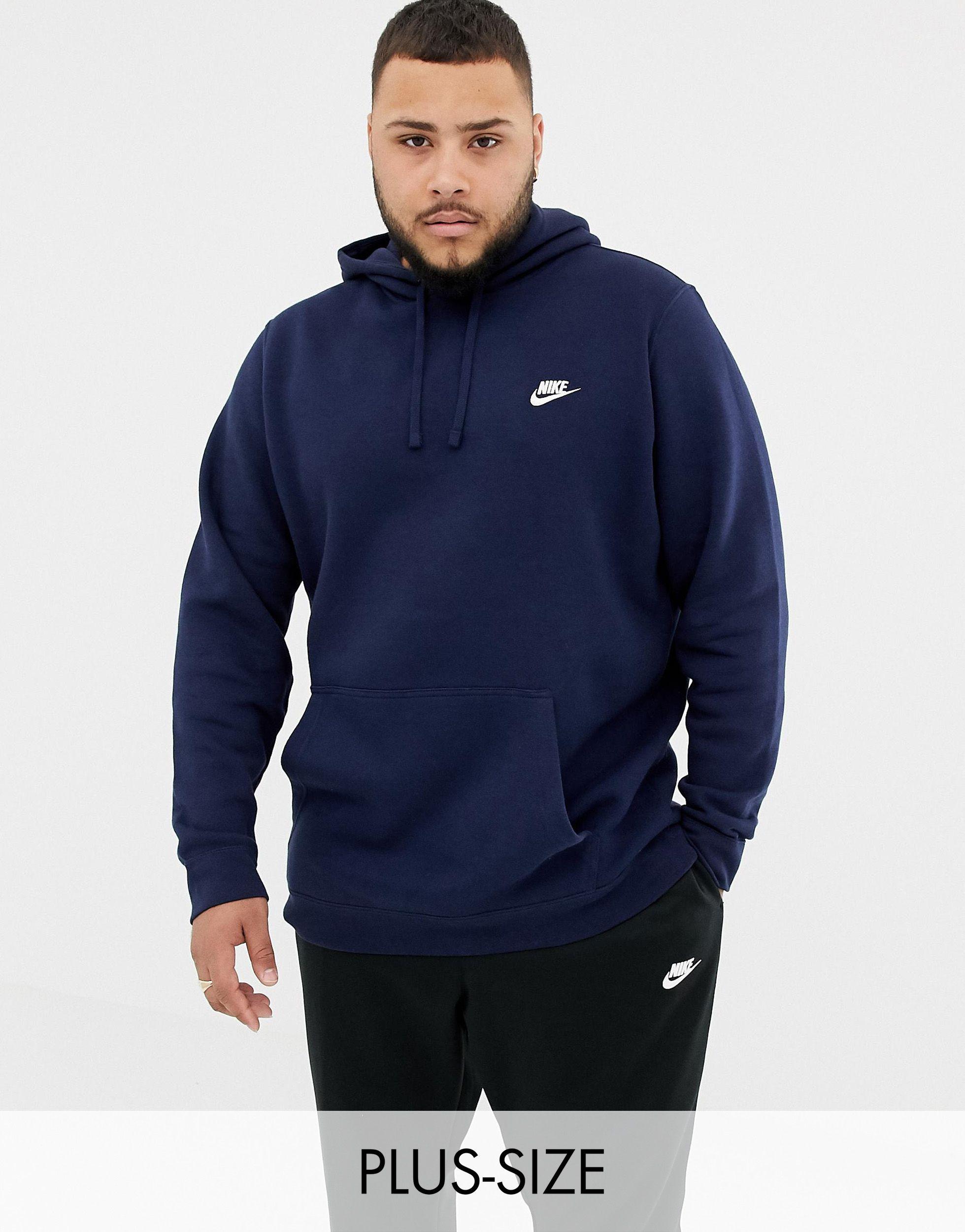 nike club sweatshirt navy