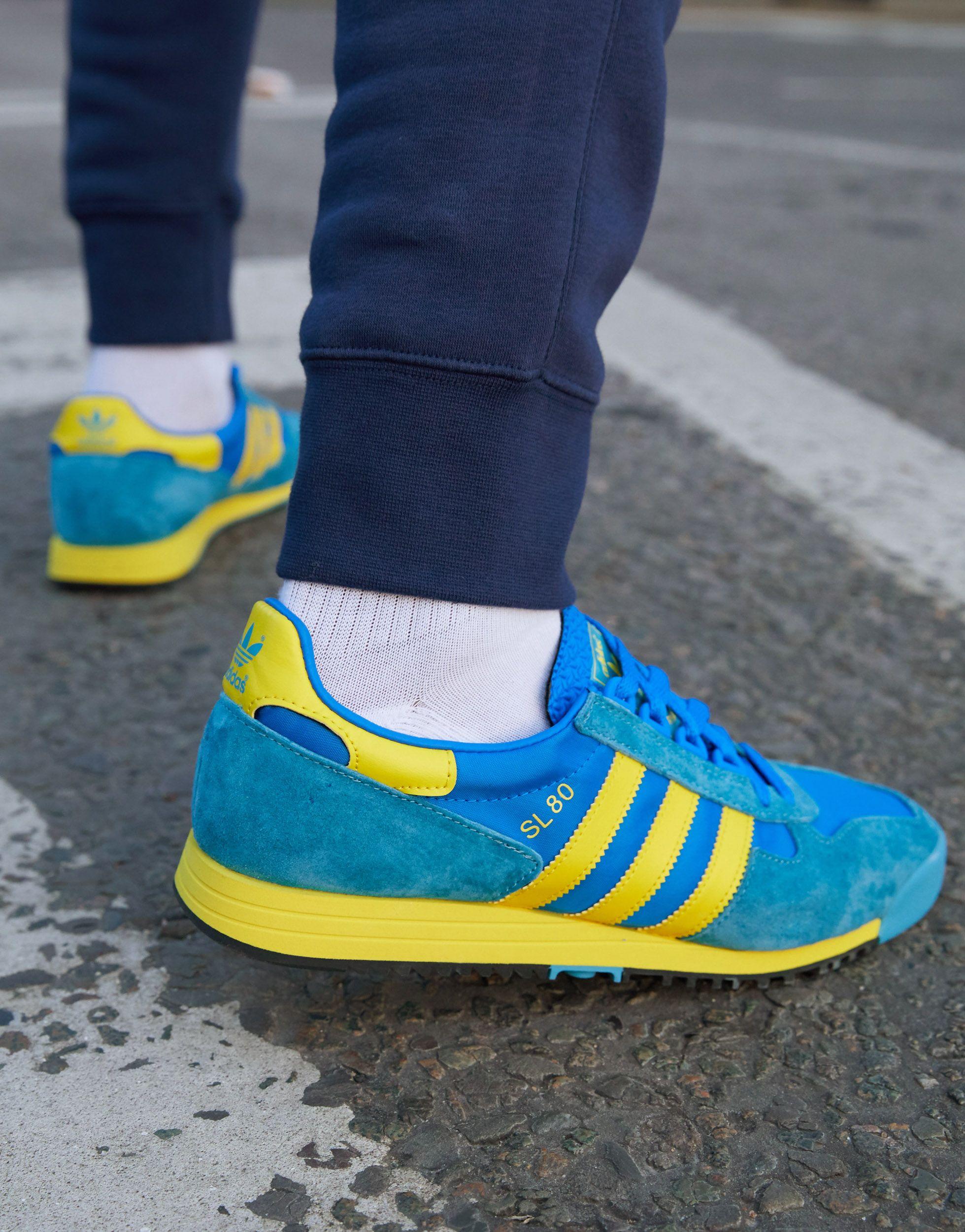adidas Originals Synthetic Sl 80 Blue for Men - Lyst