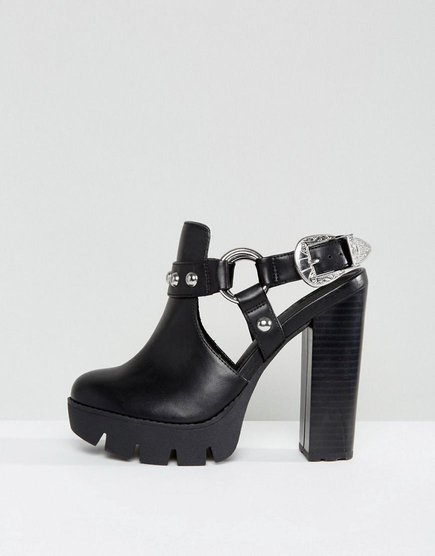 asos black platform