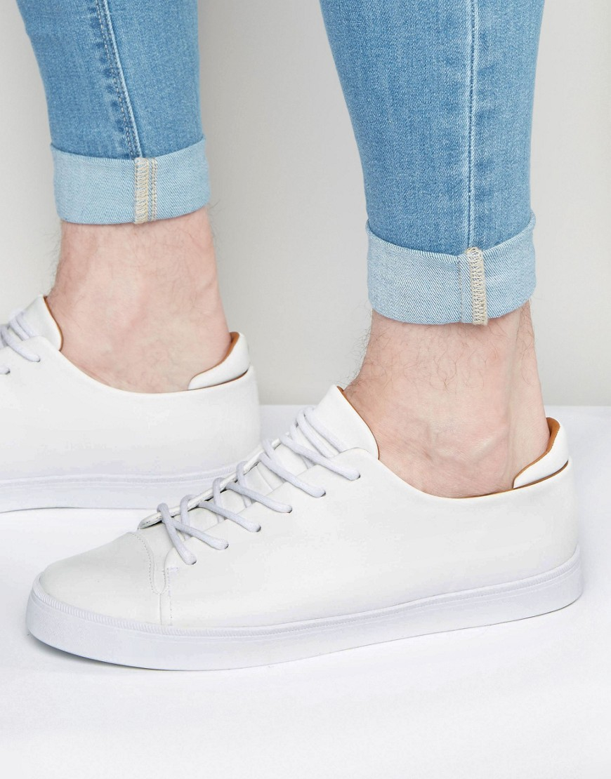 asos white trainers mens
