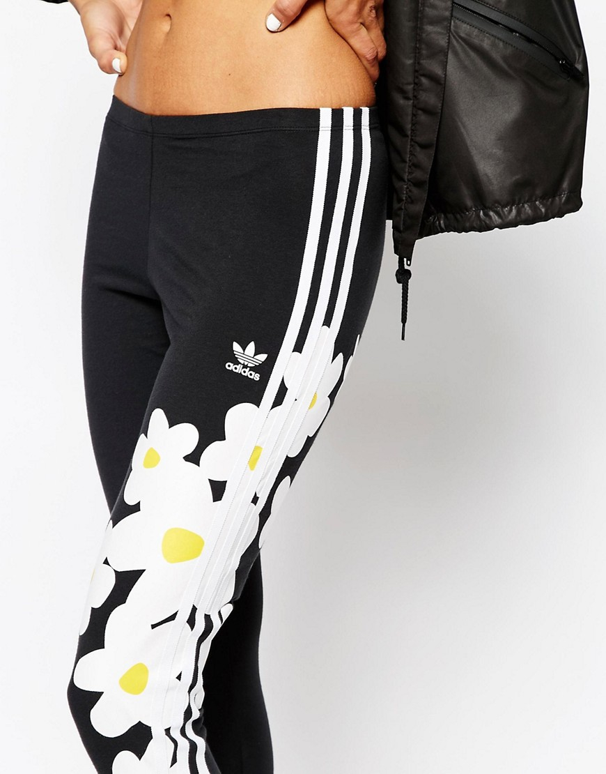 adidas original stripe leggings