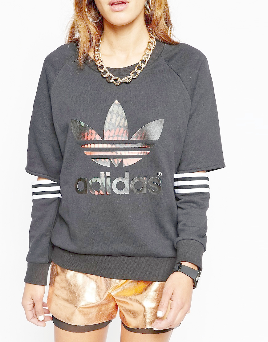 adidas cutout sweatshirt