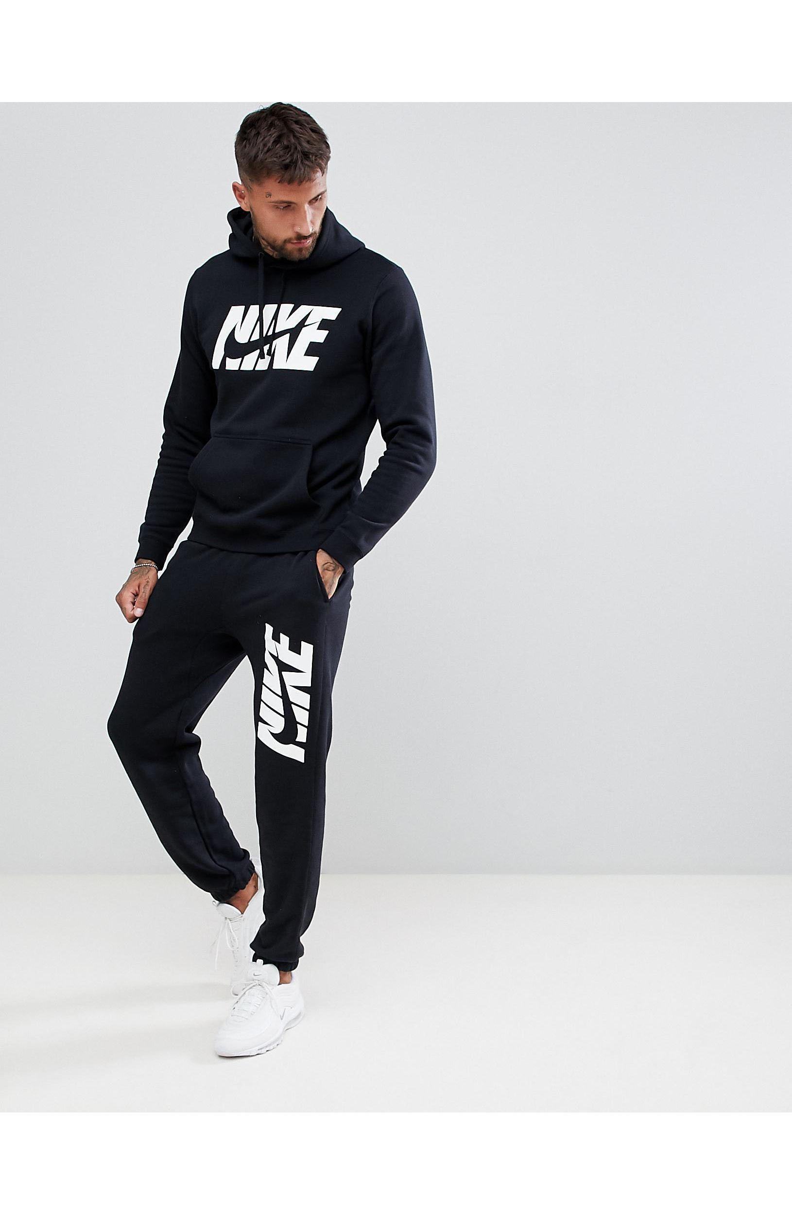 Nike Fleece Graphic Tracksuit Set in 