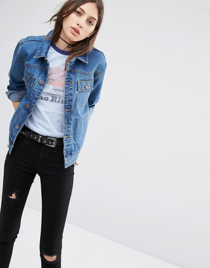 asos denim jacket womens