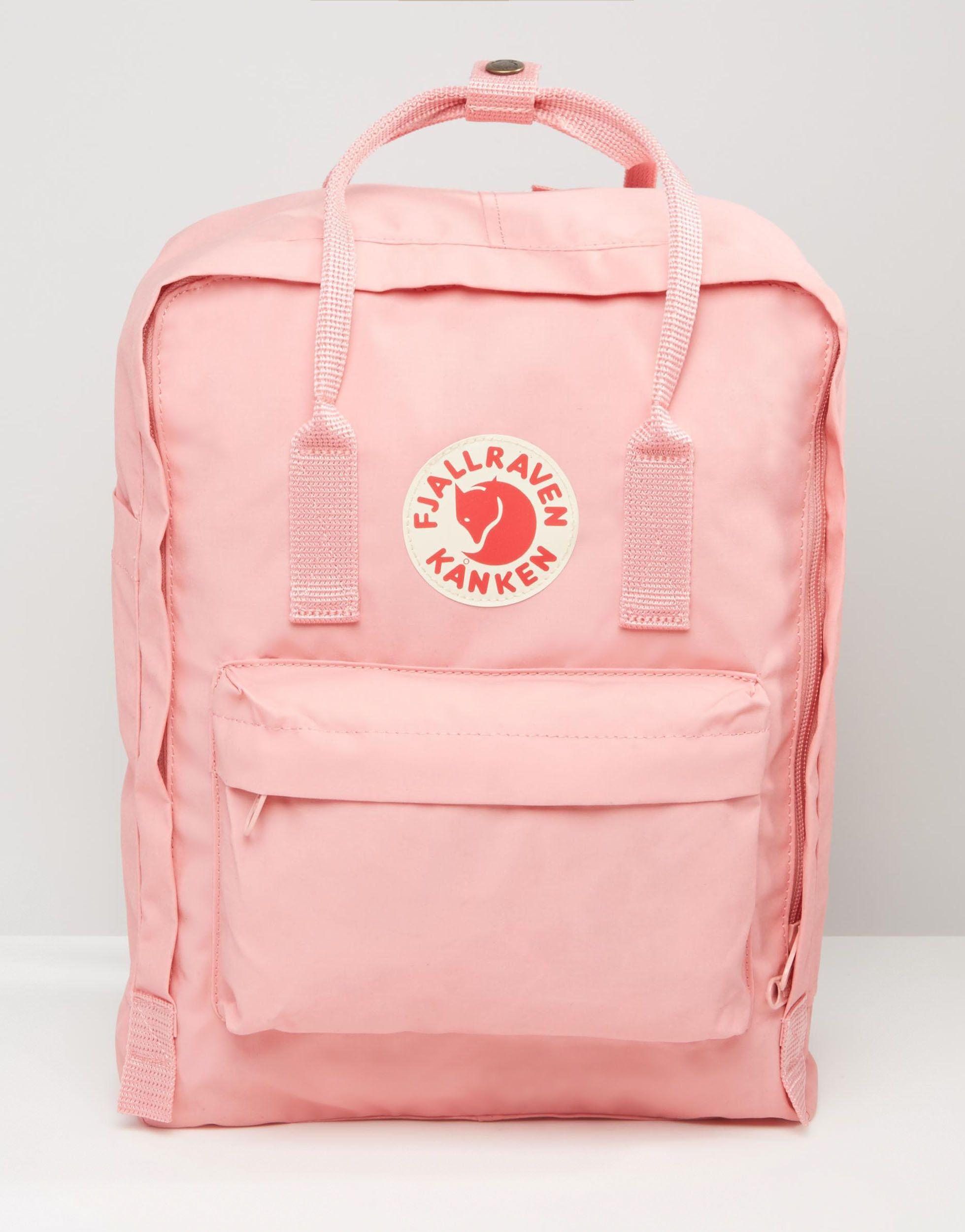 Fjallraven Classic Kanken Backpack In Pastel Pink - Lyst