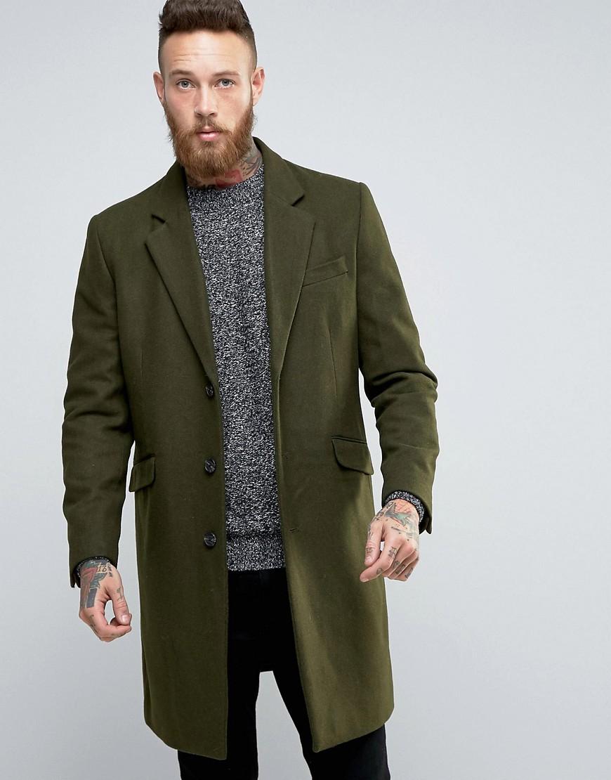 khaki overcoat