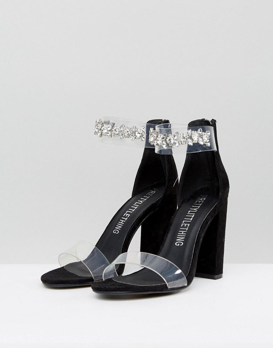 pretty little thing perspex heels