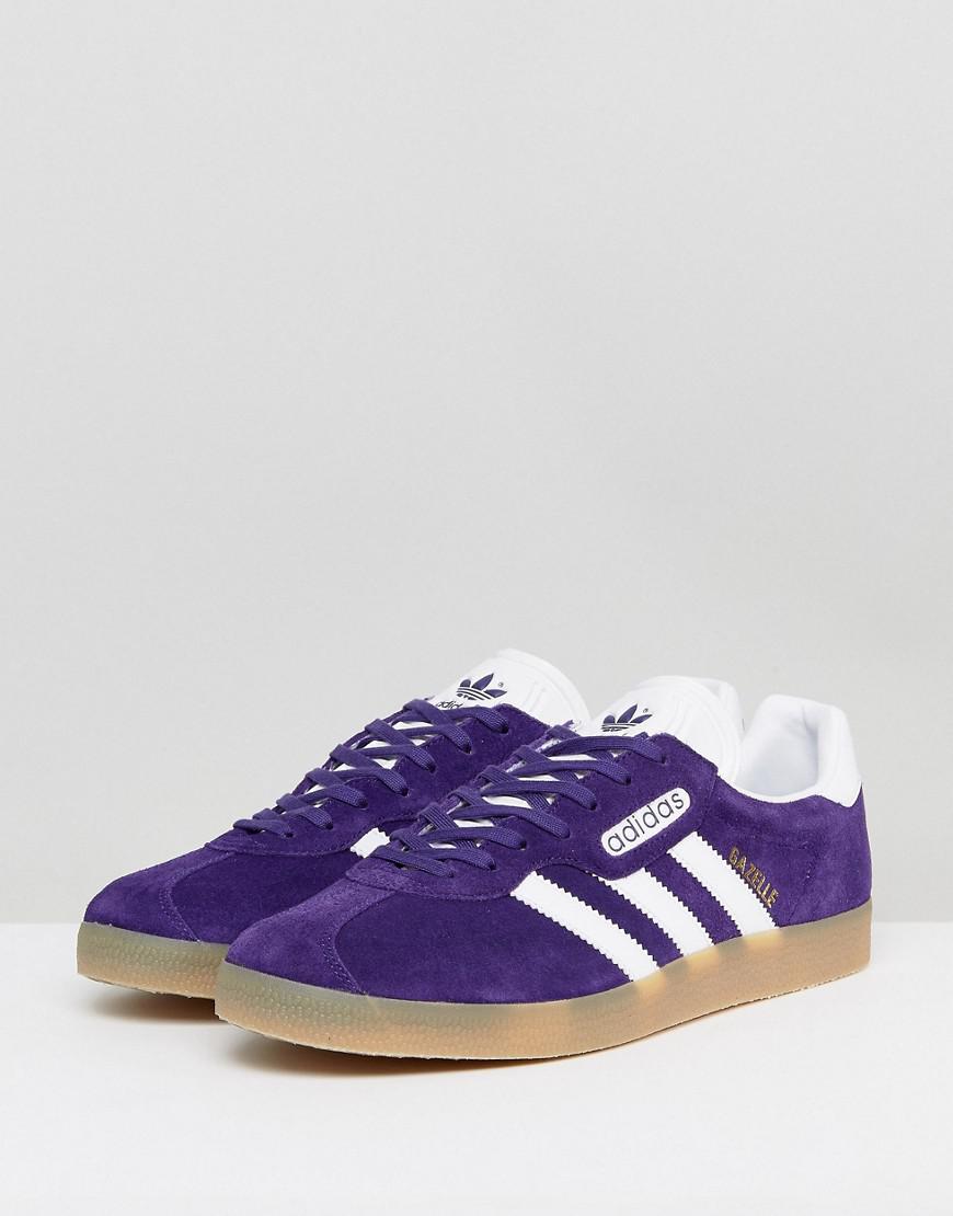 adidas gazelle super purple