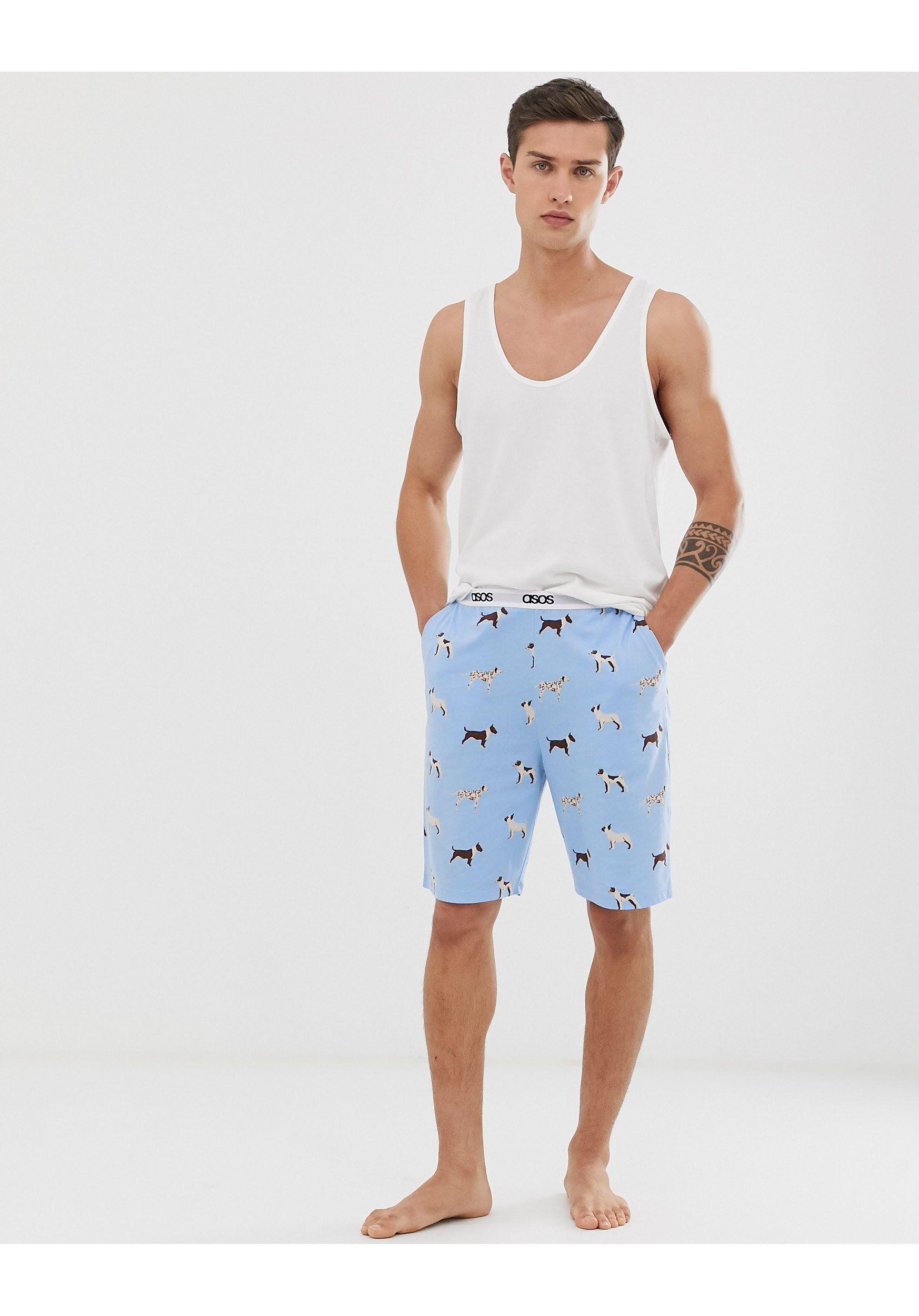 ASOS Cotton Lounge Pyjama Shorts With 