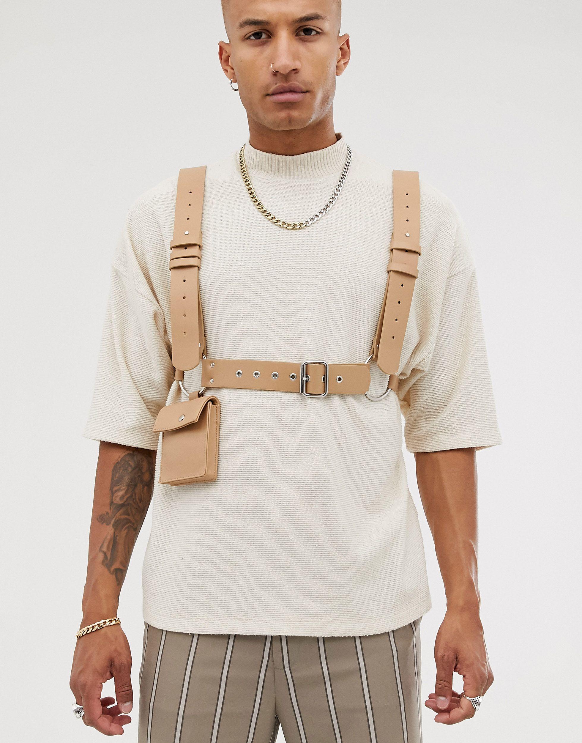 ASOS Body Harness in Natural for Men | Lyst