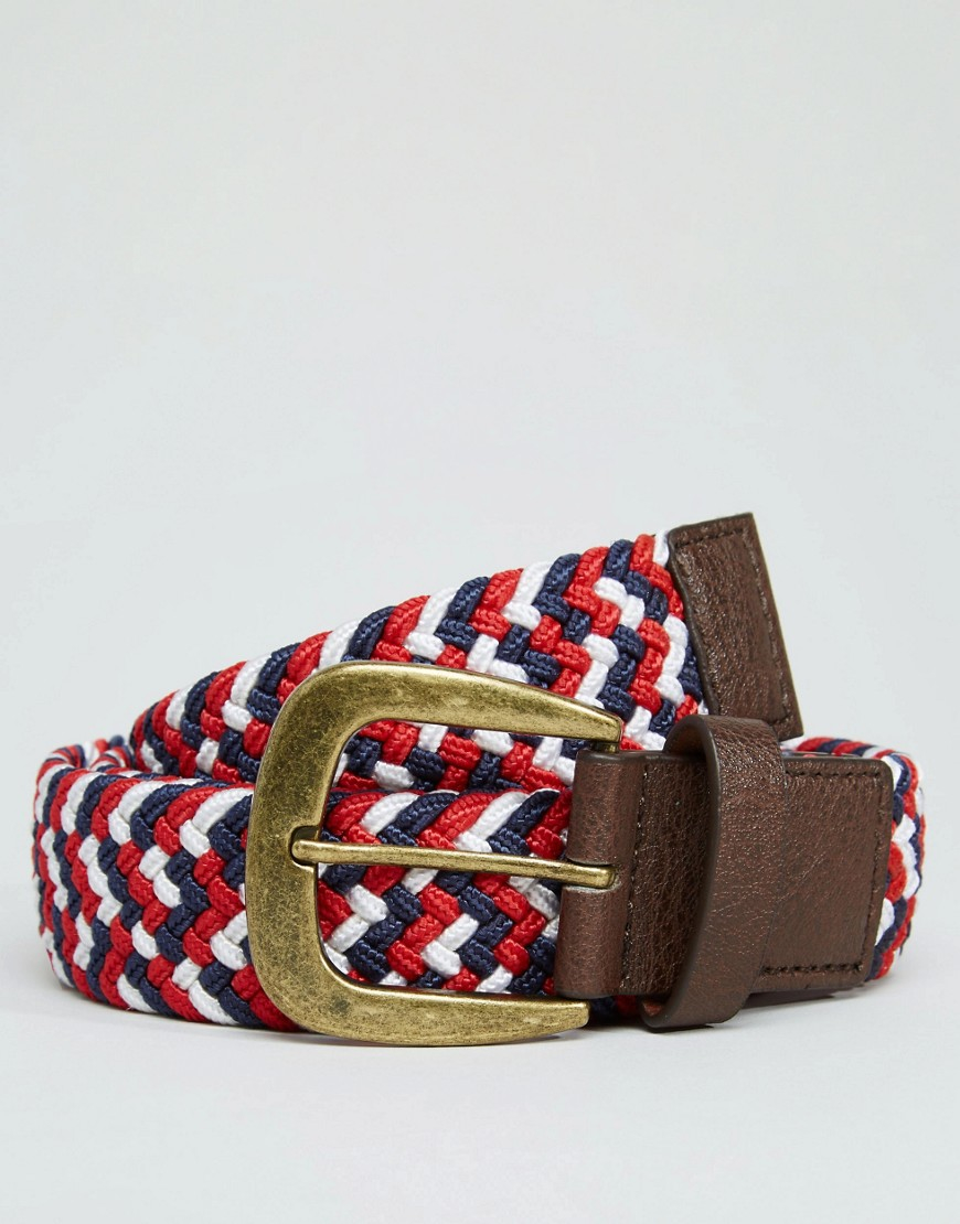ASOS Woven Belt - Red/white/blue for 