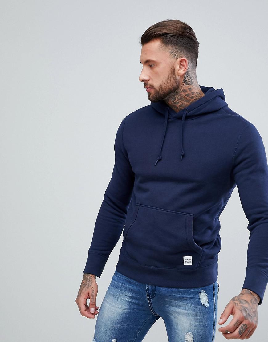 navy converse hoodie