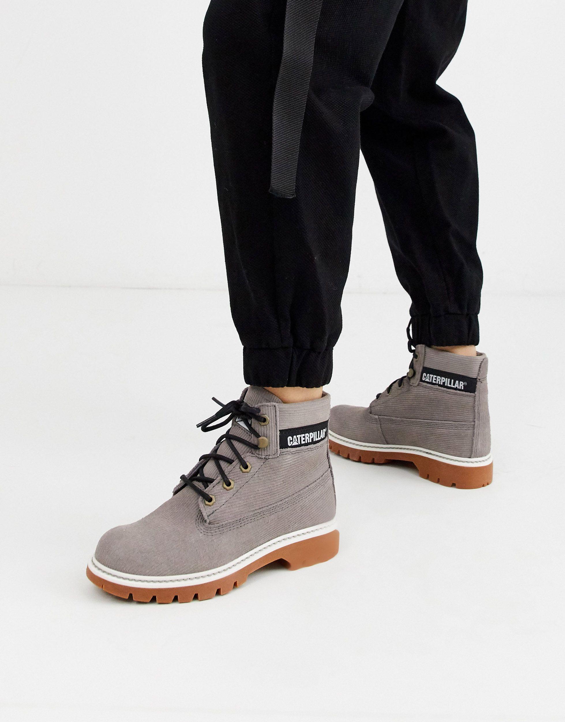 Botas Caterpillar Mujer Gris Nuevas - Caterpillar Ultimos Modelos 2022