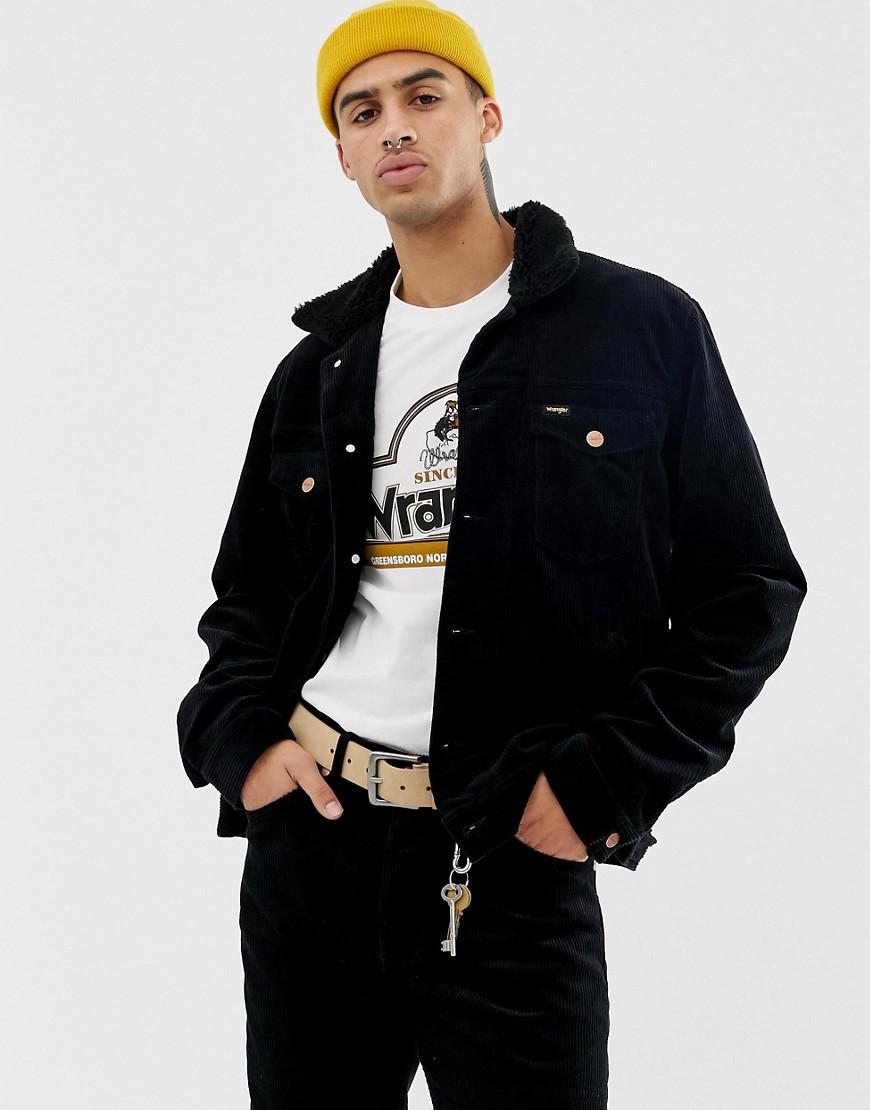 wrangler borg jacket