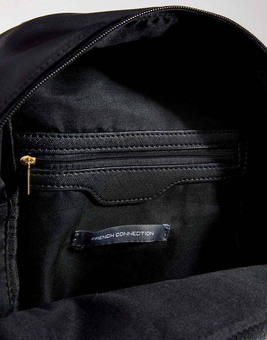 French Connection Backpack in Black - Lyst