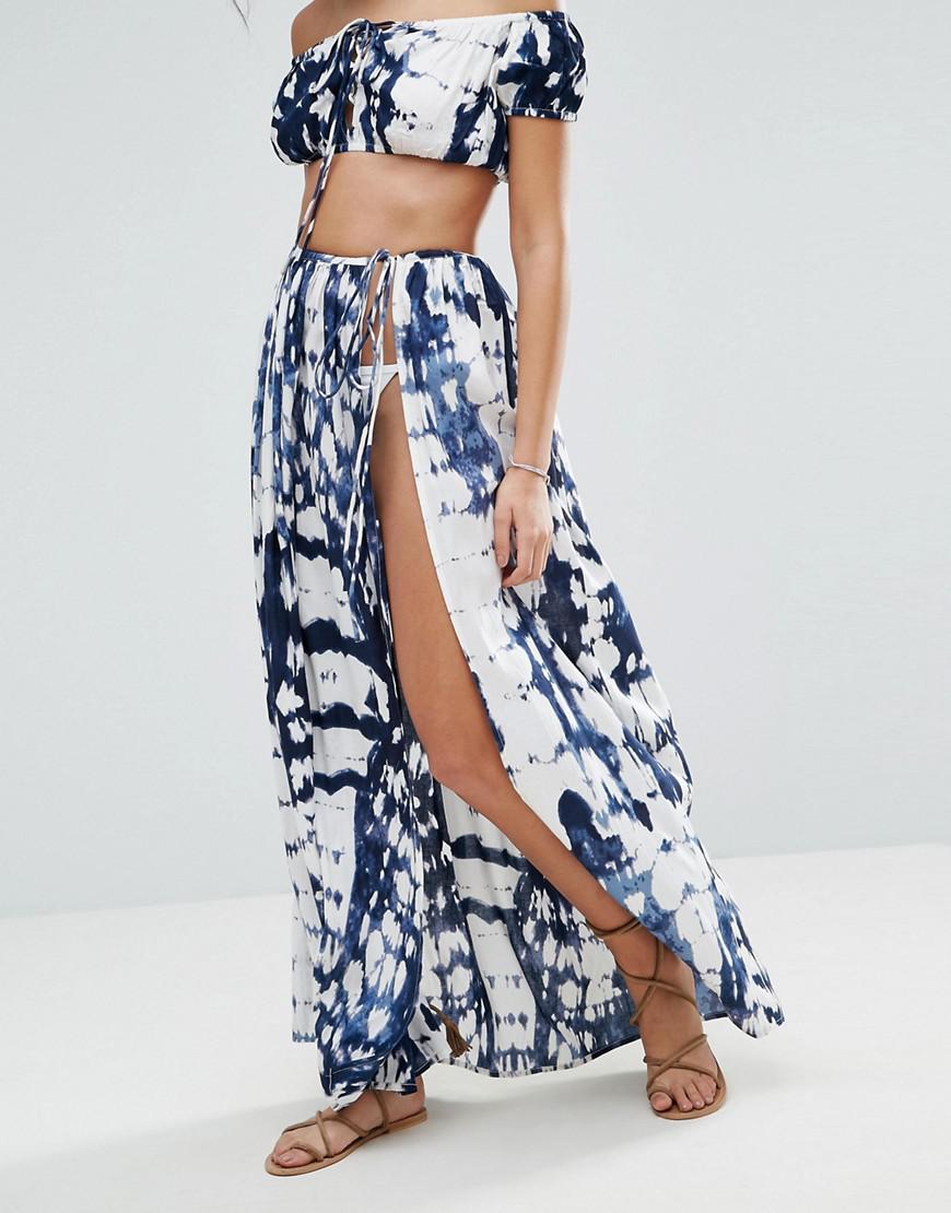 beach co ord maxi skirt