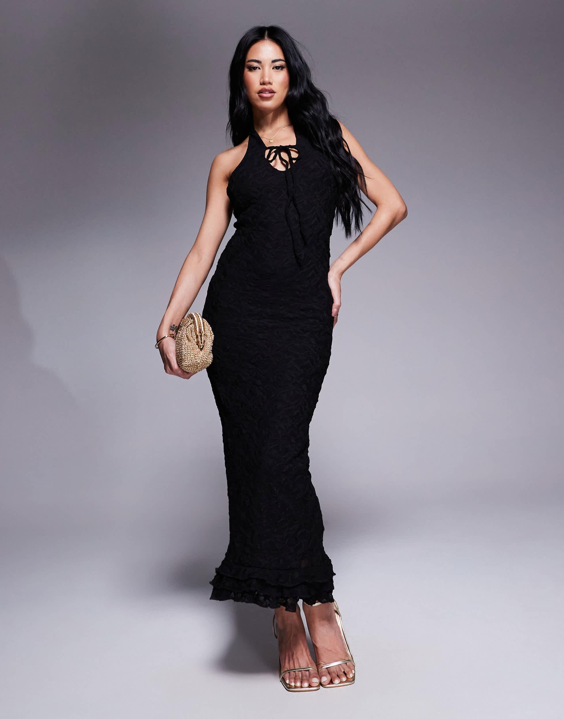 ASOS Black Tie Dresses for Women | Lyst