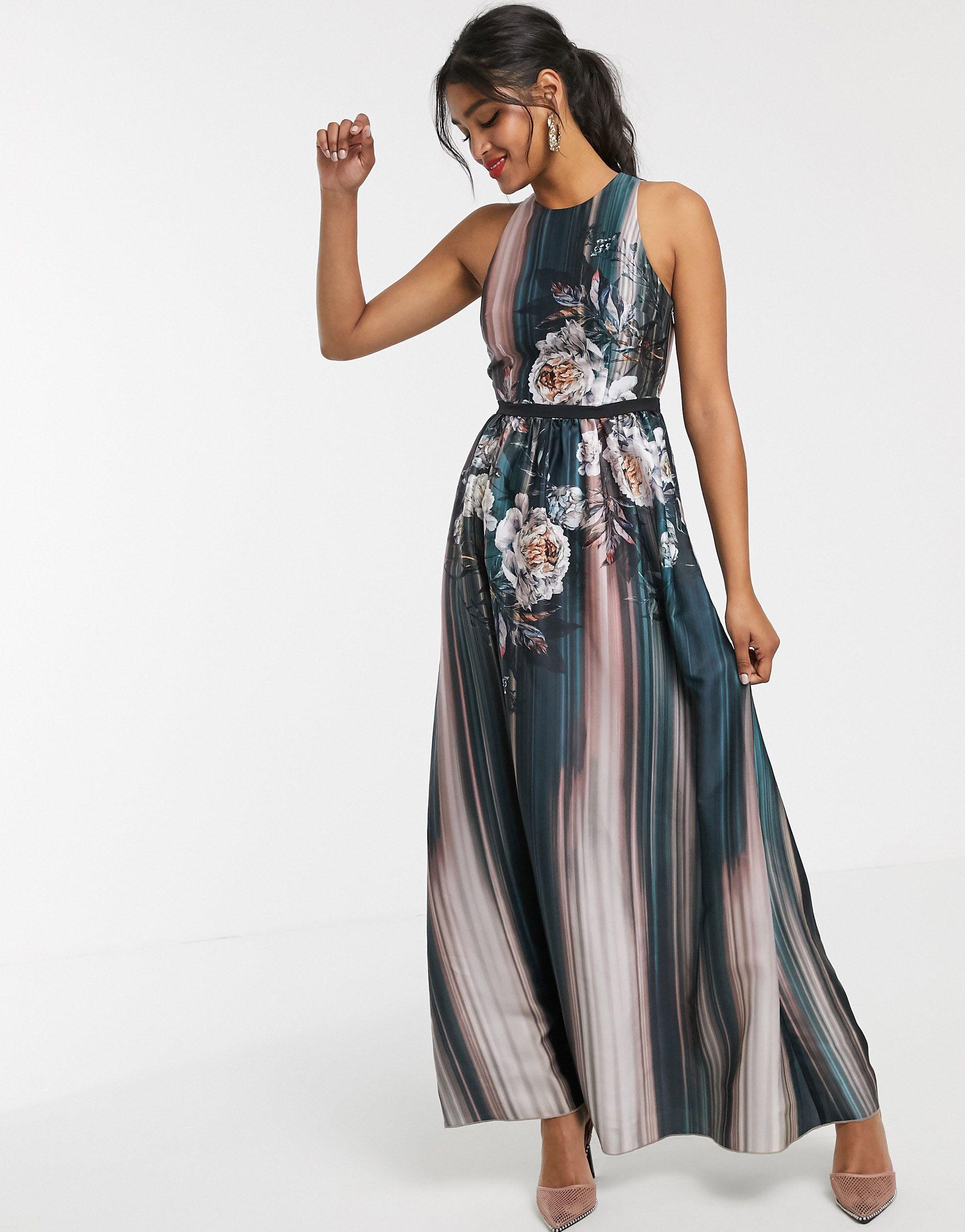 little mistress ombre stripe dress