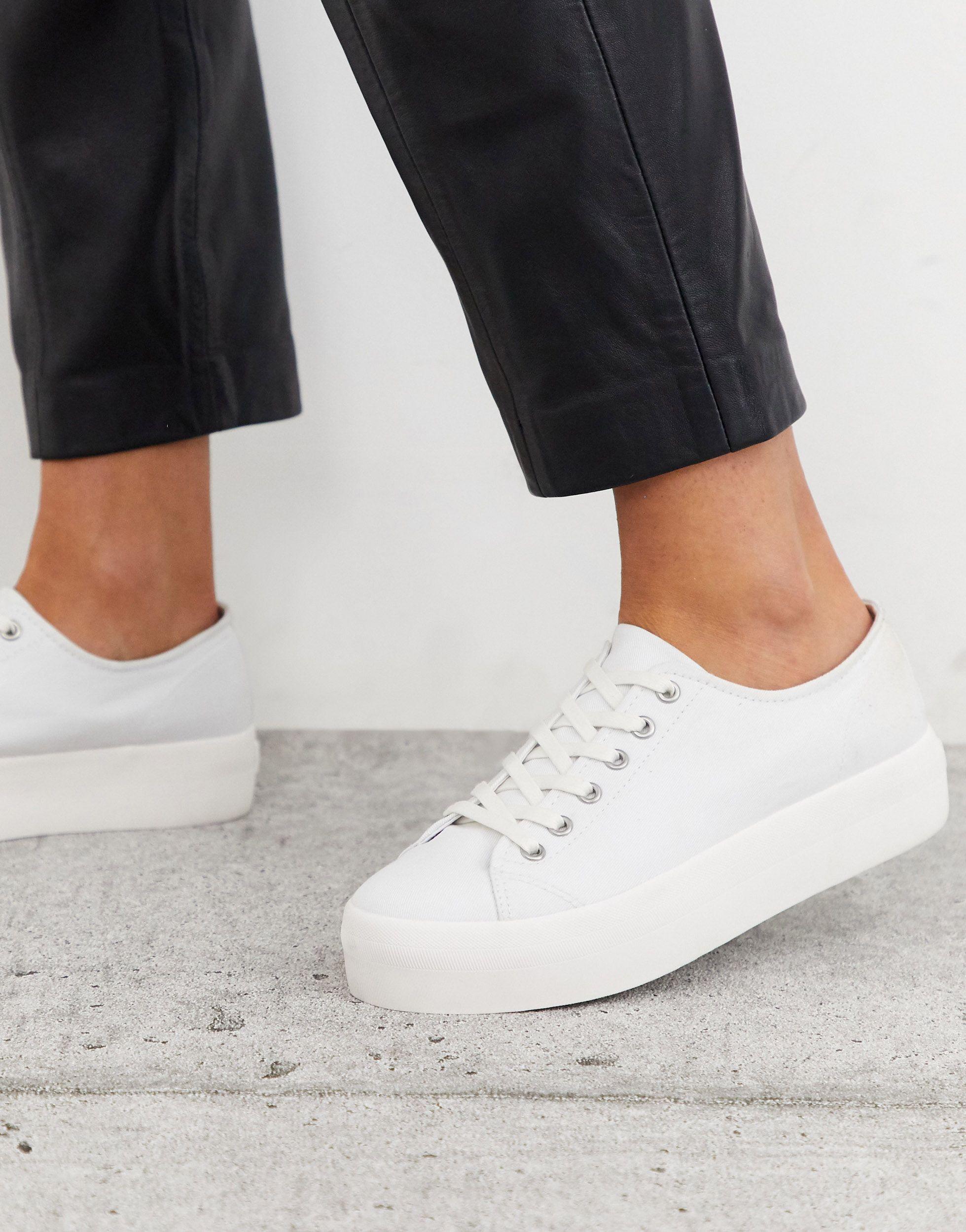 legering Udover Slette Vagabond Shoemakers peggy Flatform Sneaker in White | Lyst