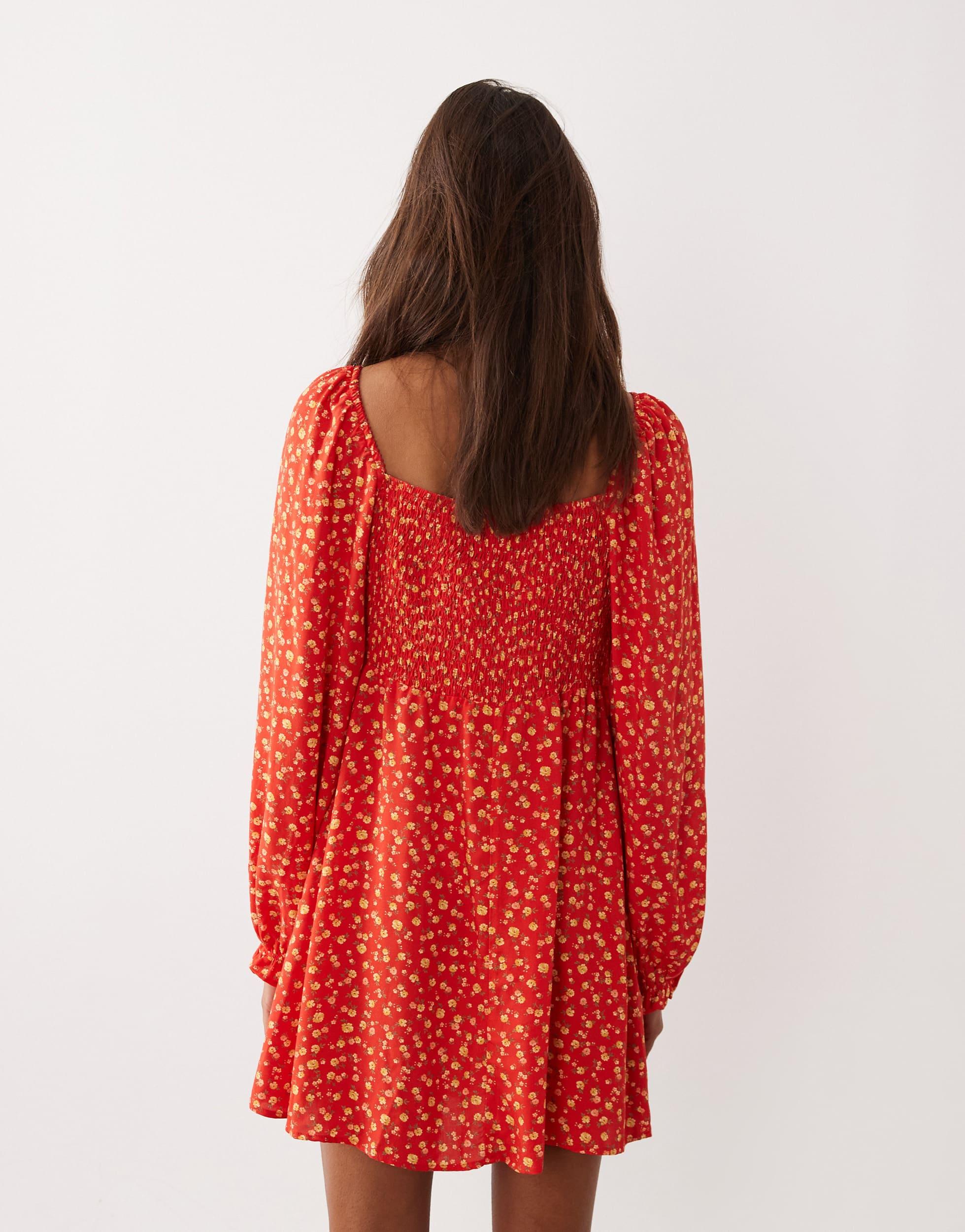 Designer Red Milkmaid Dresses for Women - Up to 83% off | Lyst