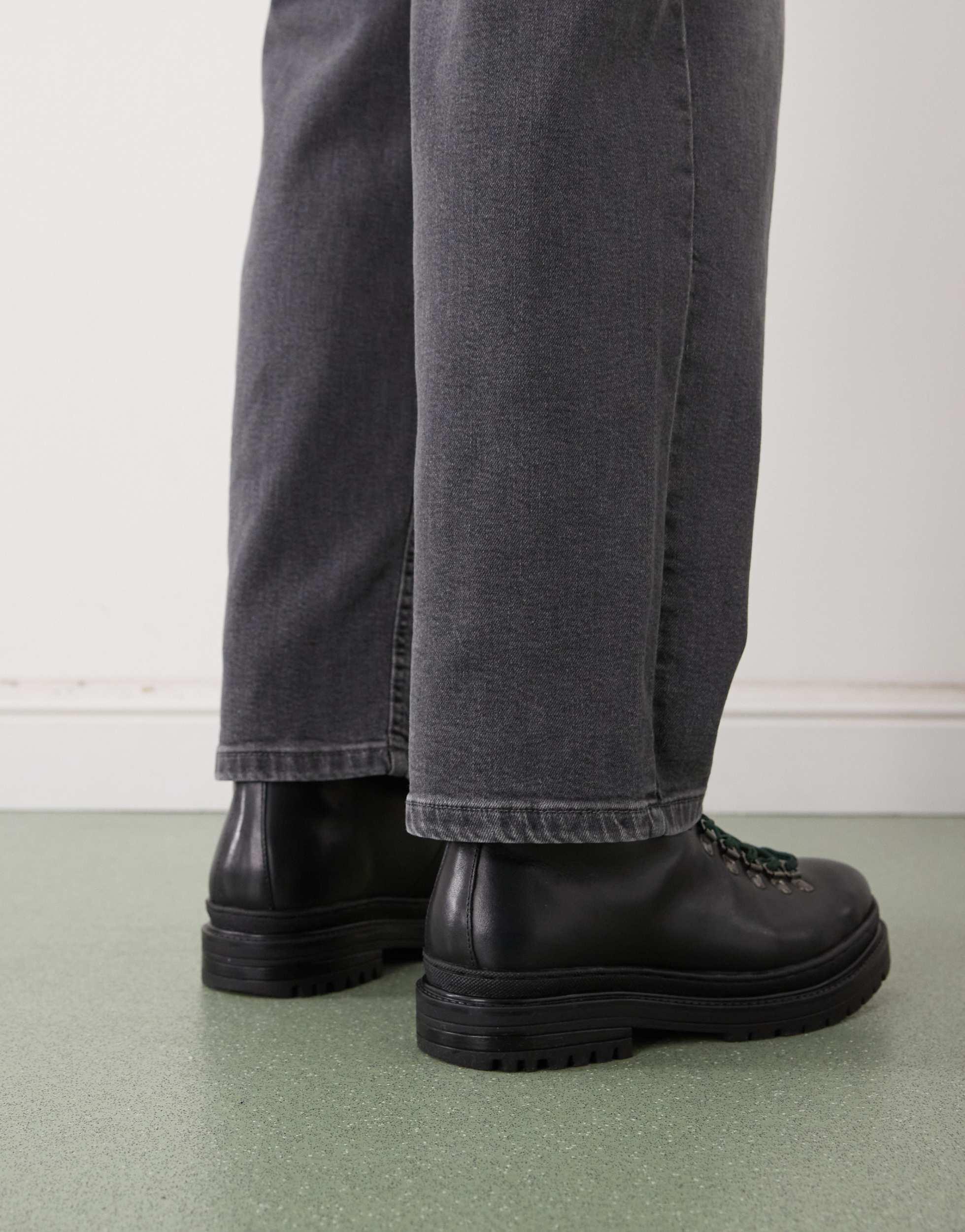 Walk London Eagle Hiker Boots in Black for Men | Lyst
