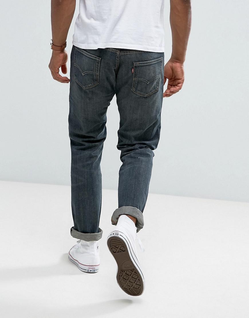Levi's Denim Jeans 504 Regular Straight Fit Dusty Black Wash for Men - Lyst