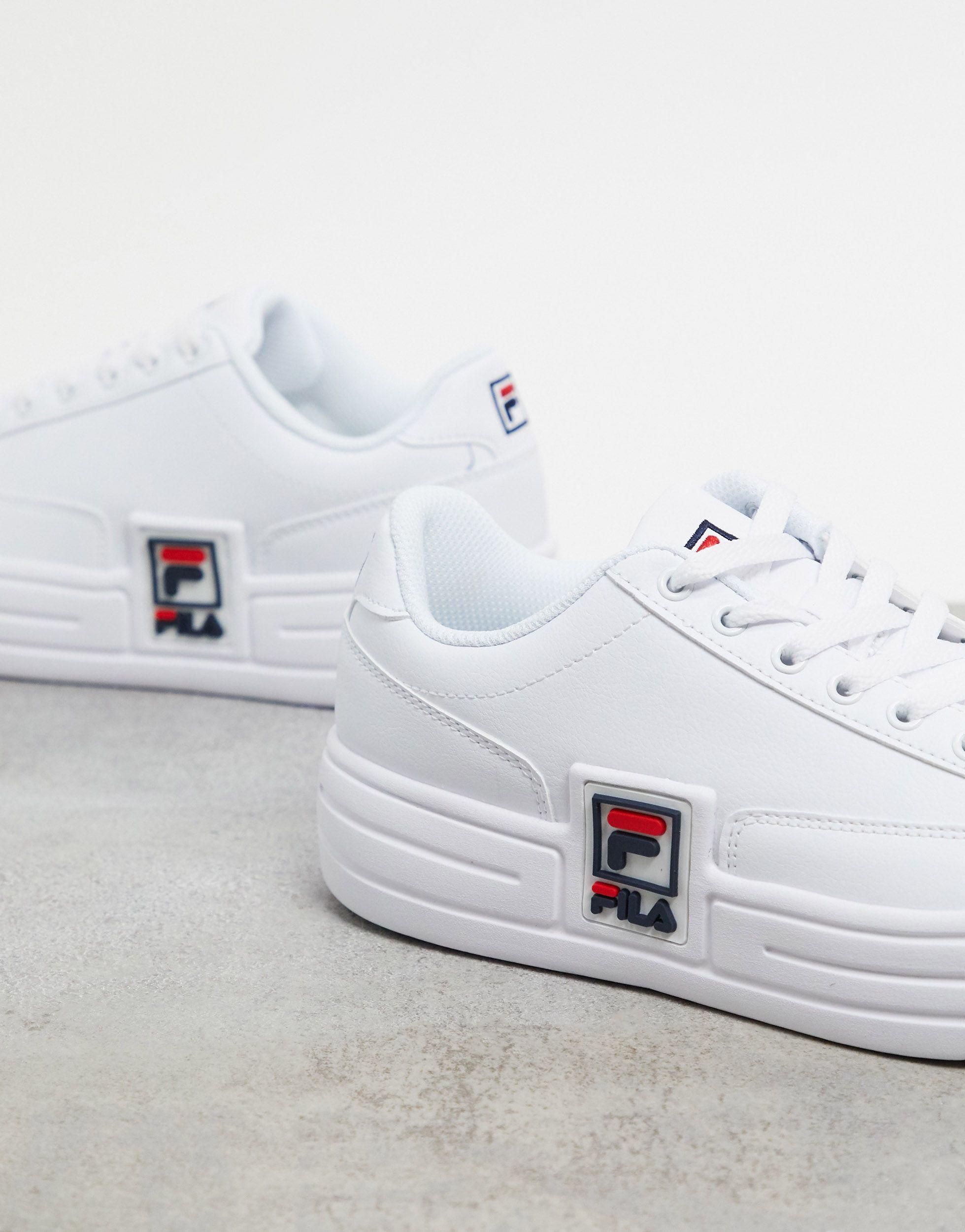 fila korea funky tennis platform trainers in white Online Sale, UP TO ...