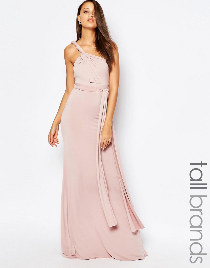 TFNC London Synthetic Tfnctall Wedding Multiway Maxi Dress - Mauve in ...