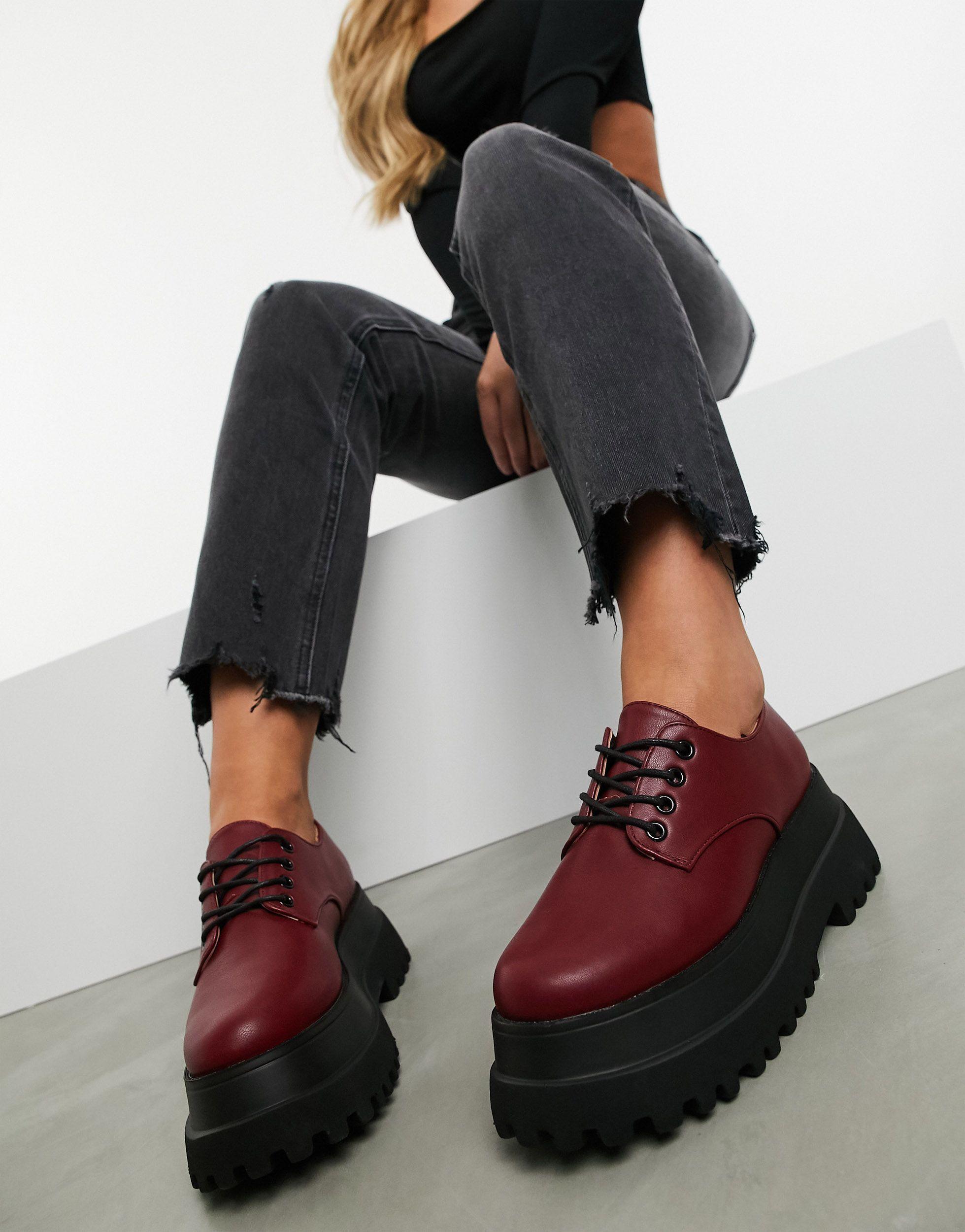 chunky lace ups