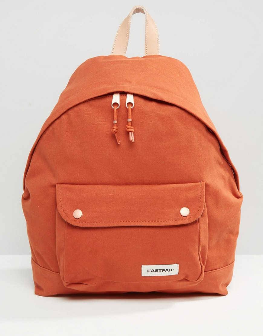 Eastpak Superb Padded Pak R Cotton Backpack in Orange | Lyst