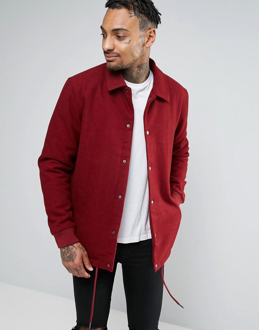 men's wool coach jacket