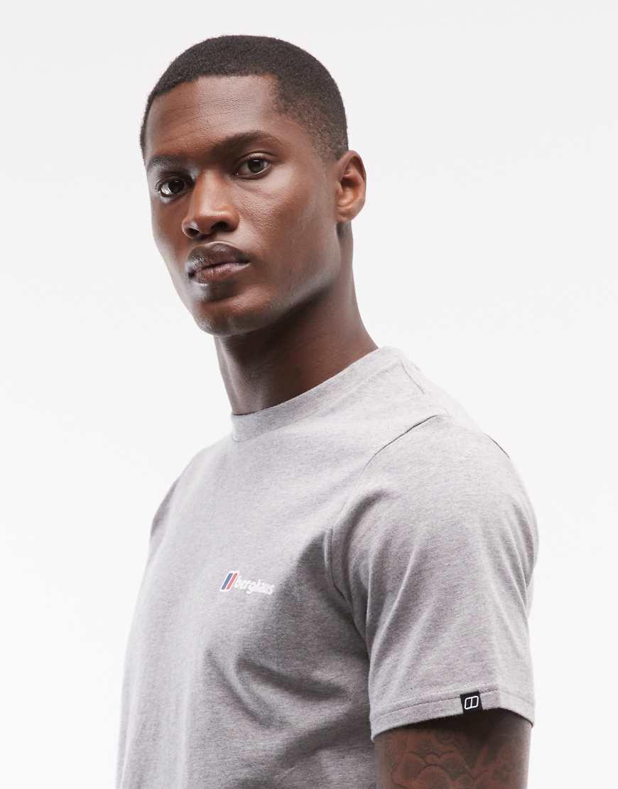 T-shirt Uomo Berghaus A Maniche Corte In Cotone Con Stampa Logo | Casual Quotidiana