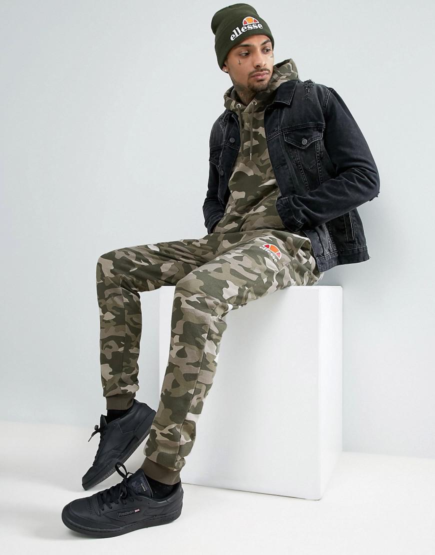 ellesse camo joggers