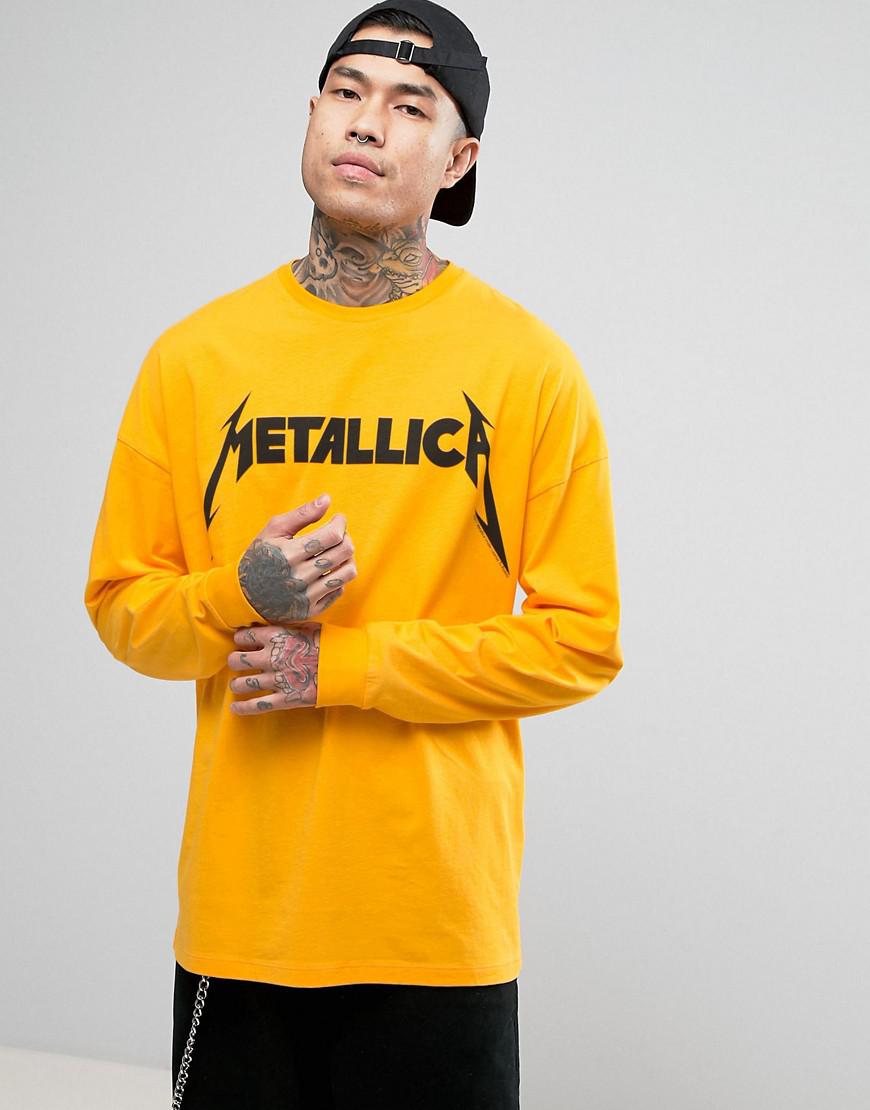 ASOS Cotton Metallica Oversized Long 