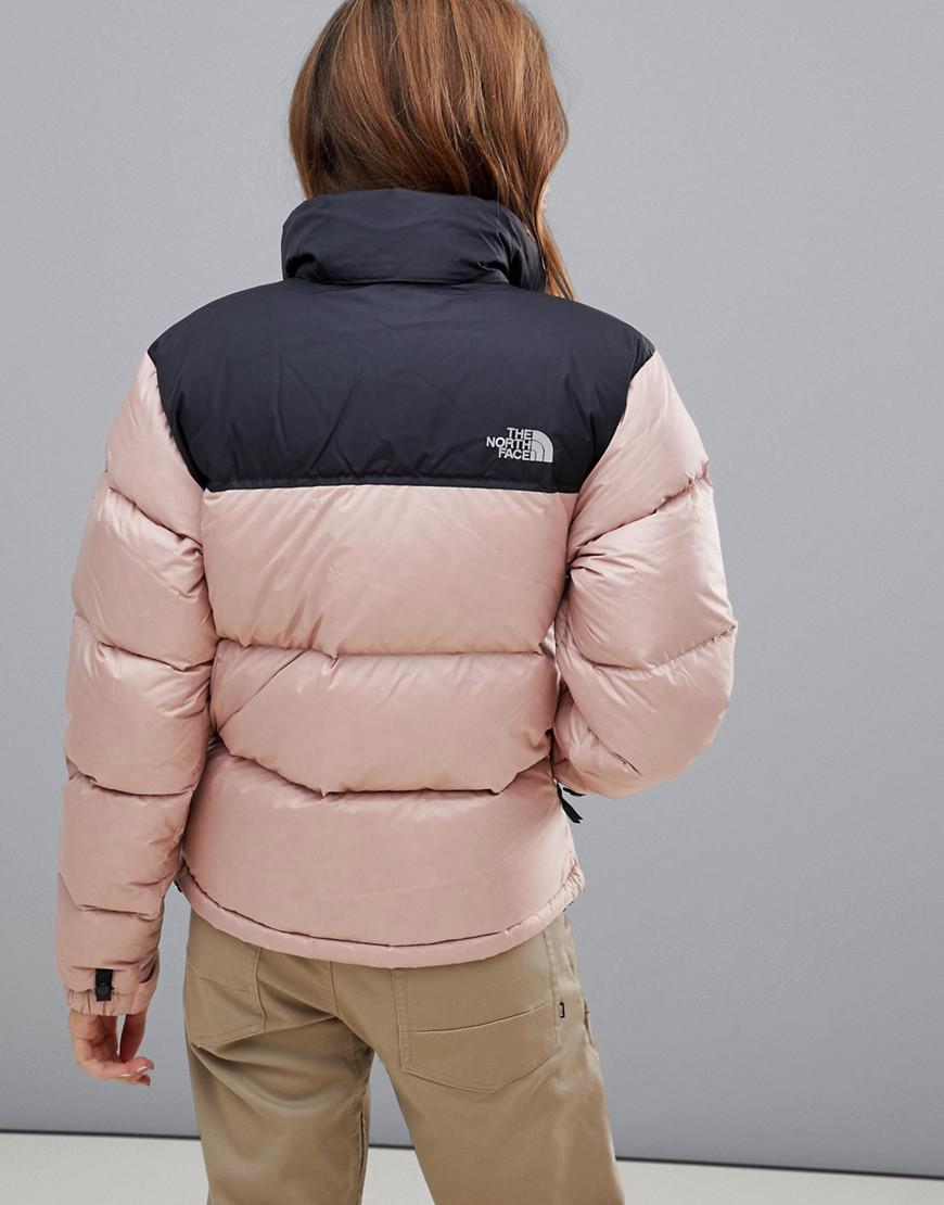 The North Face Down Jacket in Pink | Lyst