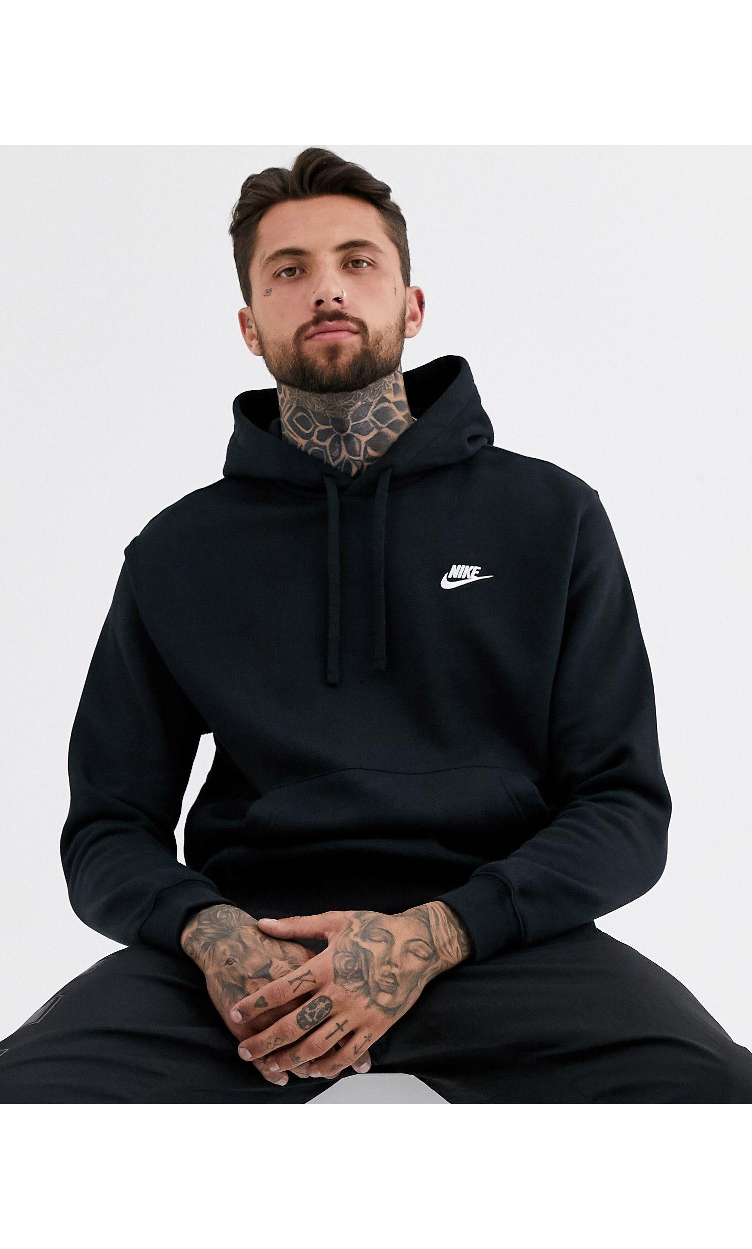 Nike Pullover Hoodie With Swoosh Logo in Black for Men | Lyst Canada
